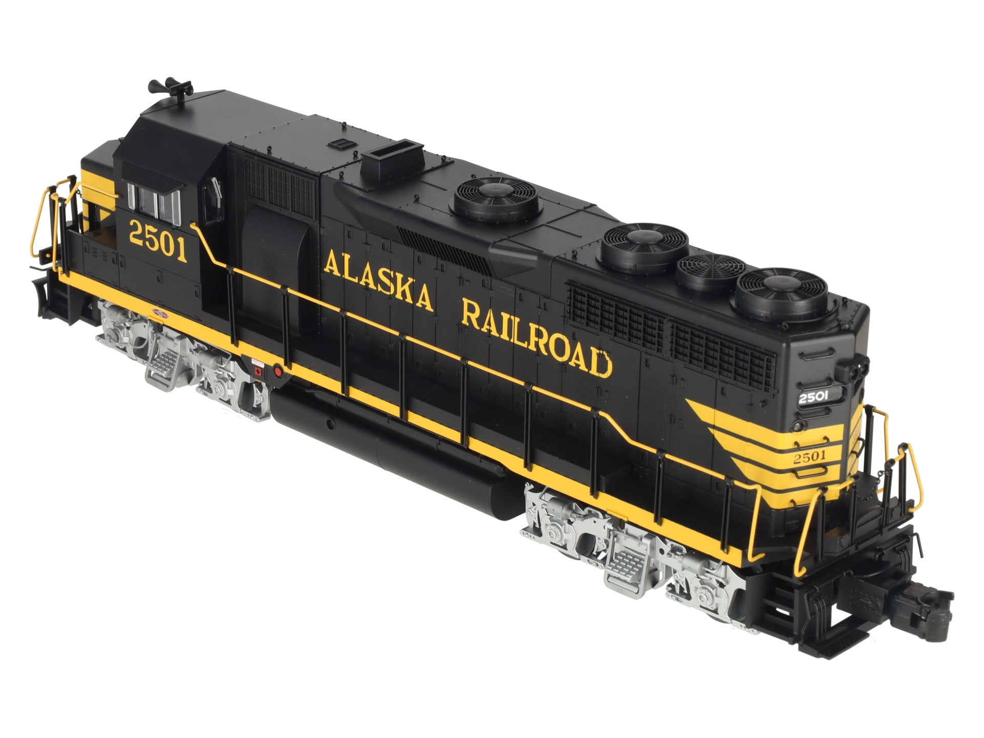 Atlas 1140-1 O Gauge Alaska GP-35 Diesel Locomotive #2501 (3 Rail) NIB