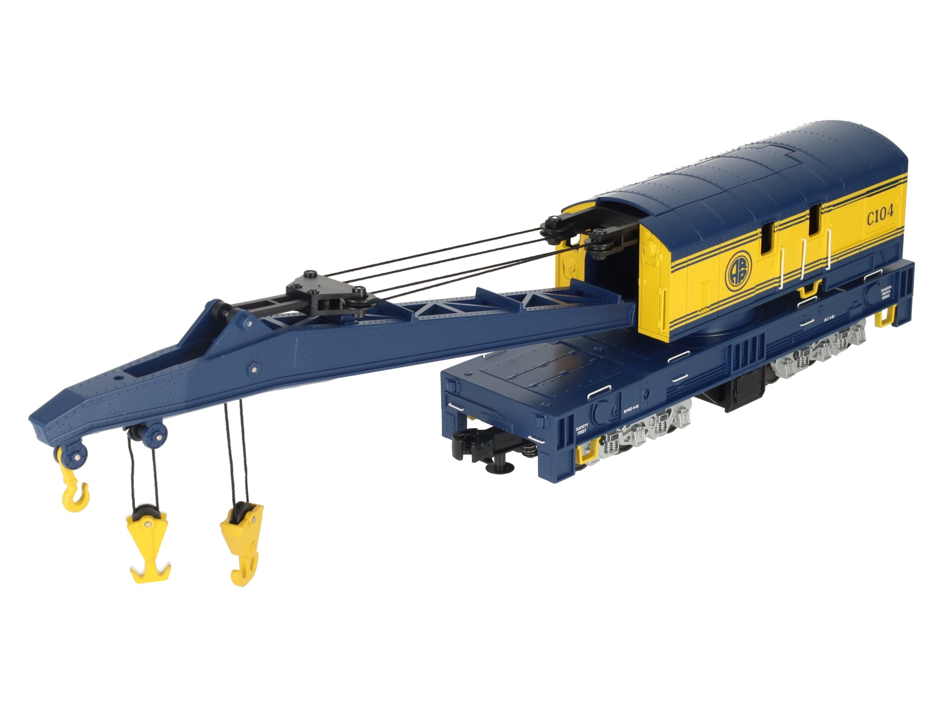 MTH 20-98522 Alaska Railroad Crane Car #C104 NIB