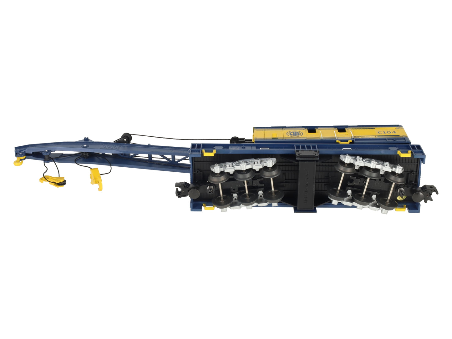 MTH 20-98522 Alaska Railroad Crane Car #C104 NIB