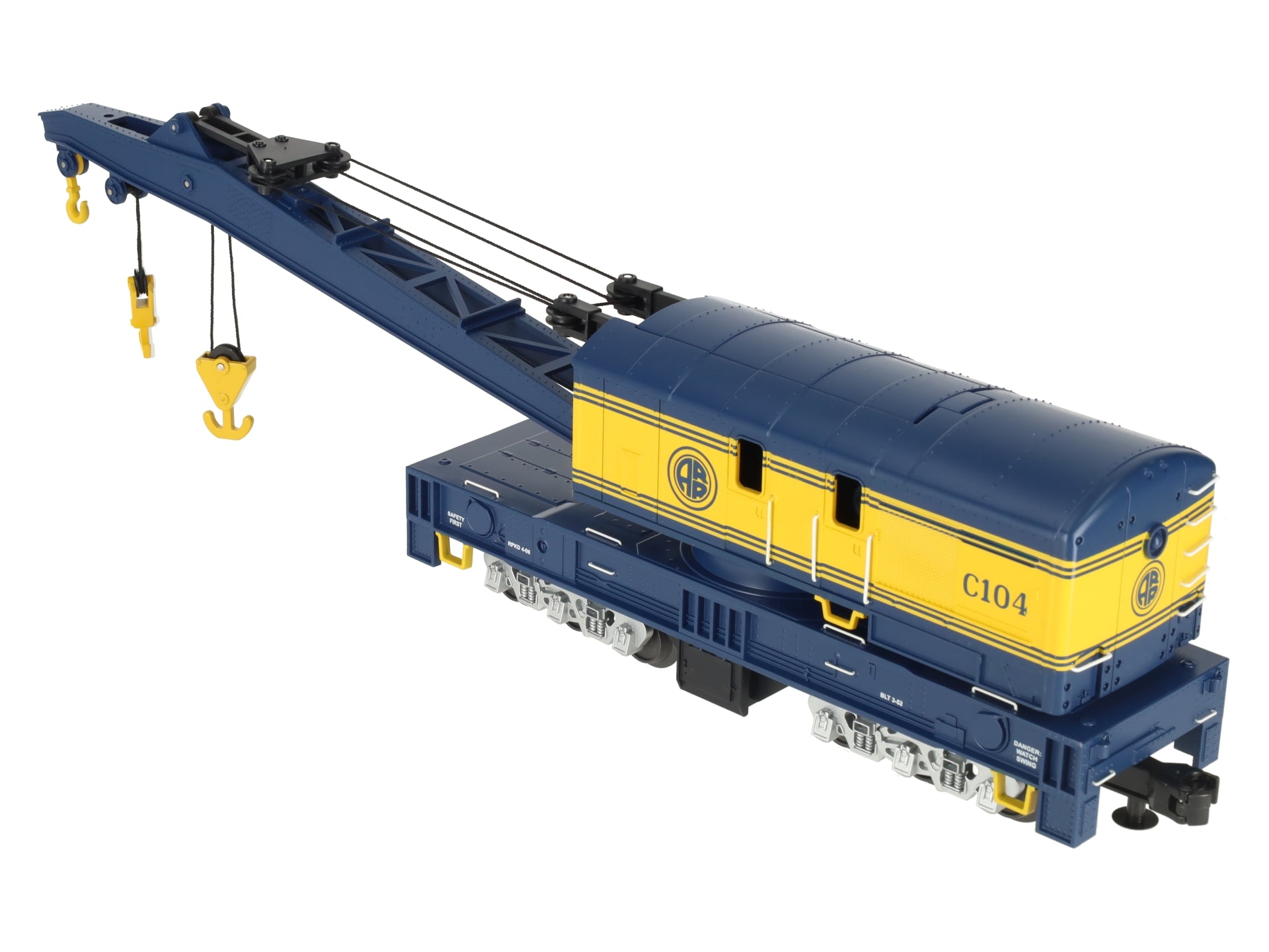 MTH 20-98522 Alaska Railroad Crane Car #C104 NIB