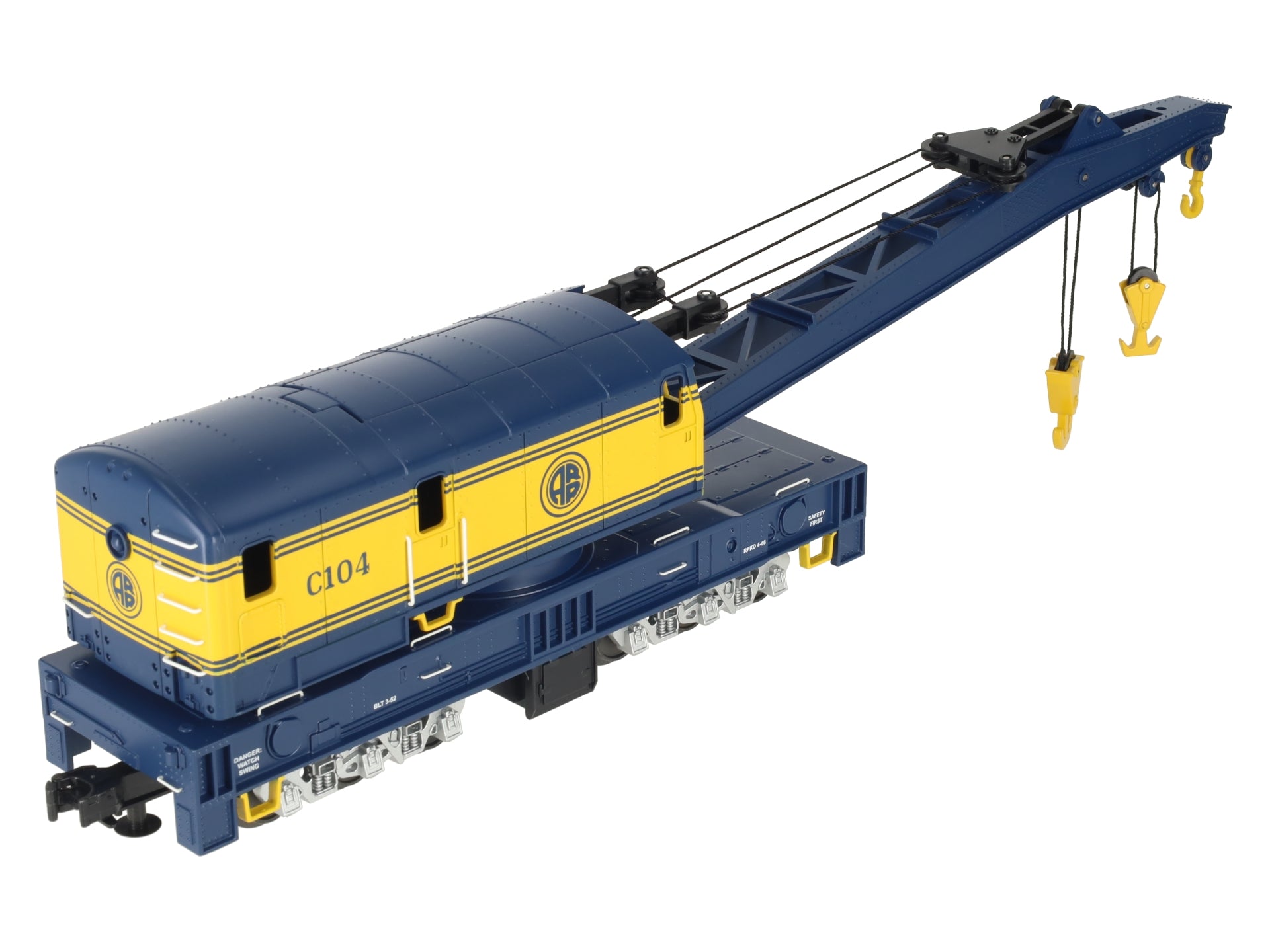 MTH 20-98522 Alaska Railroad Crane Car #C104 NIB