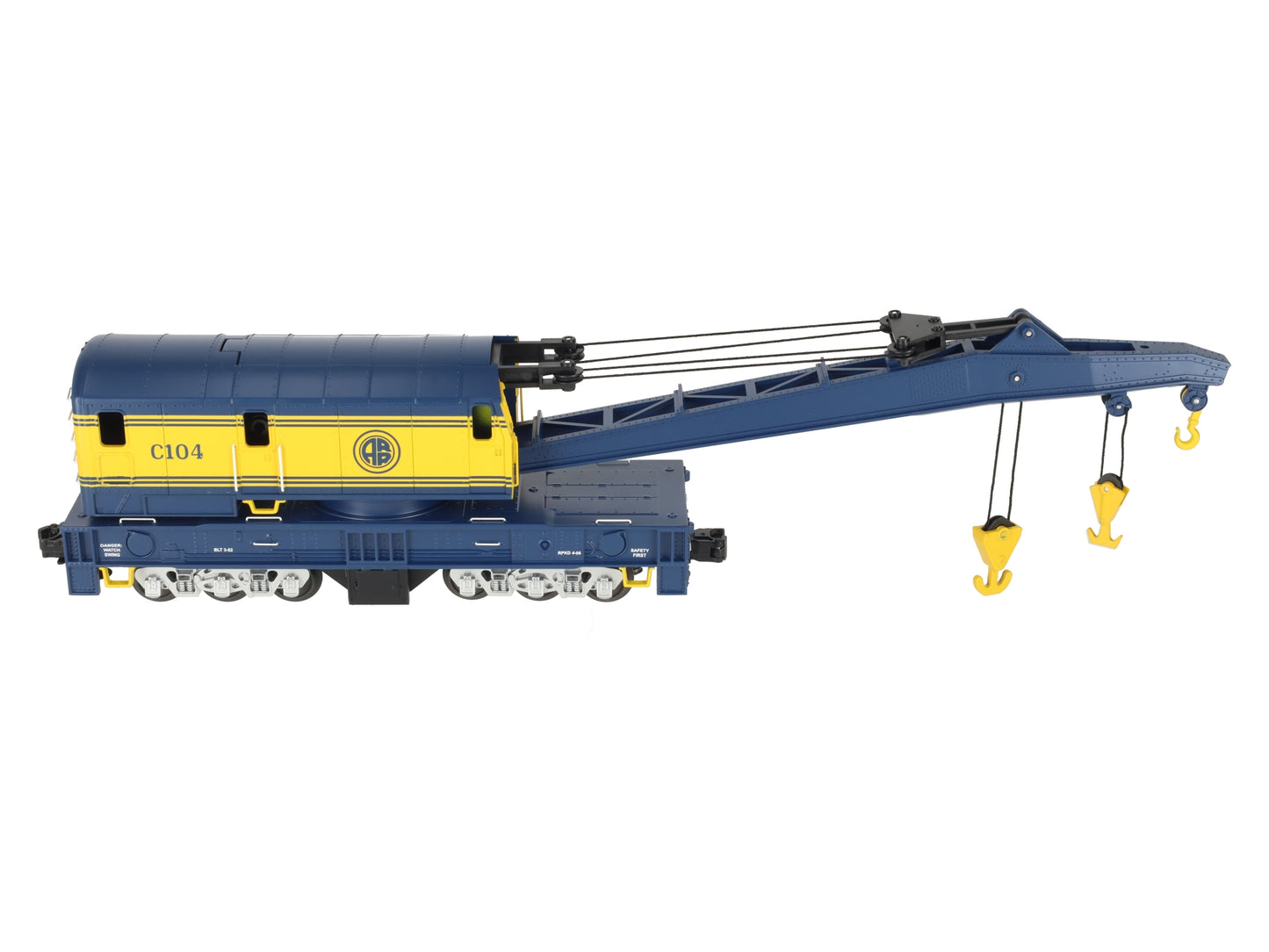 MTH 20-98522 Alaska Railroad Crane Car #C104 NIB