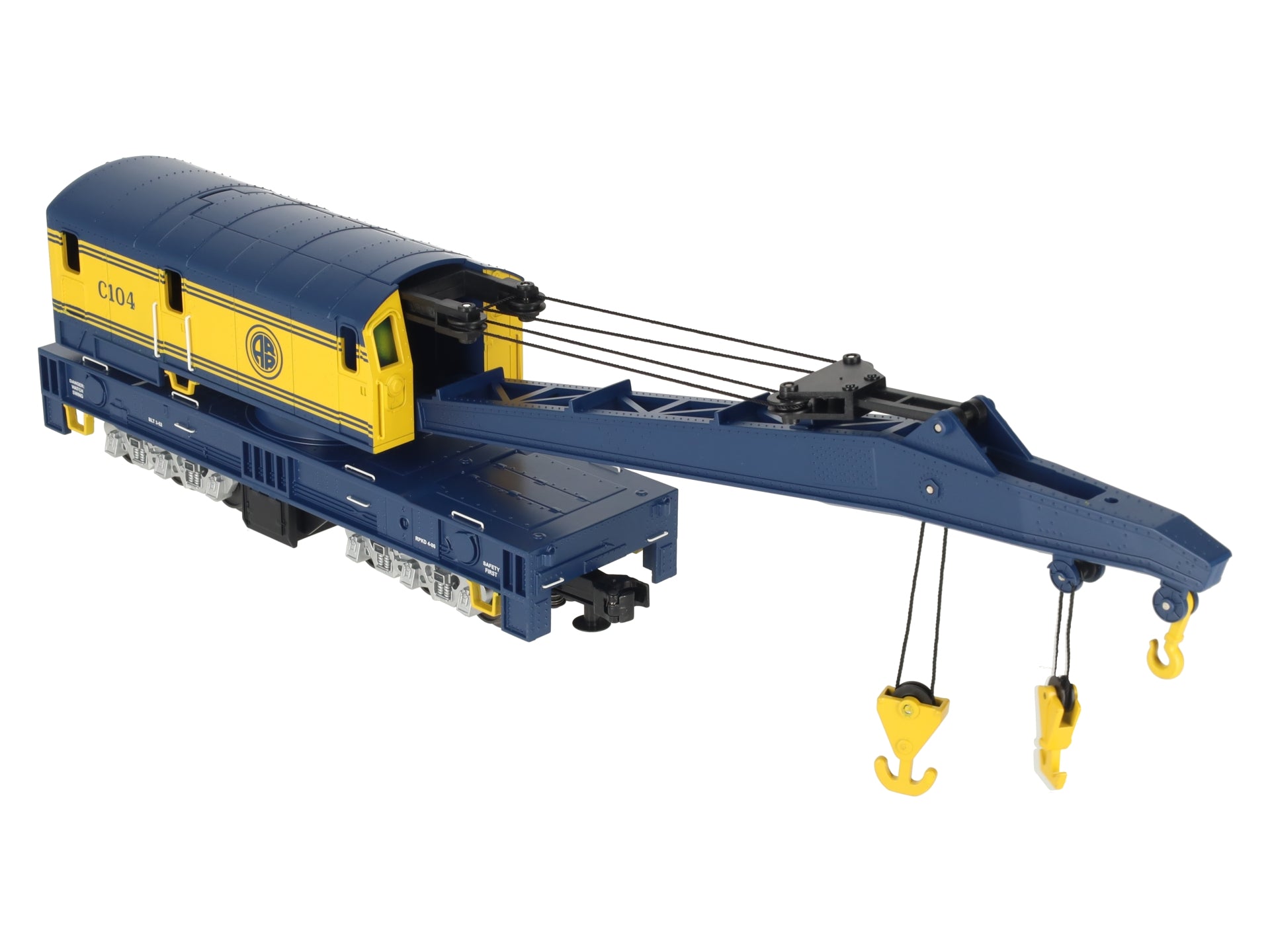 MTH 20-98522 Alaska Railroad Crane Car #C104 NIB