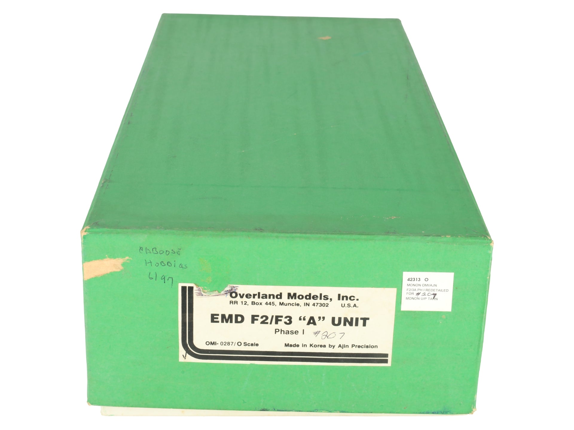 Overland Brass 0287 O Scale EMD F2/F3 A Unit Locomotive EX/Box