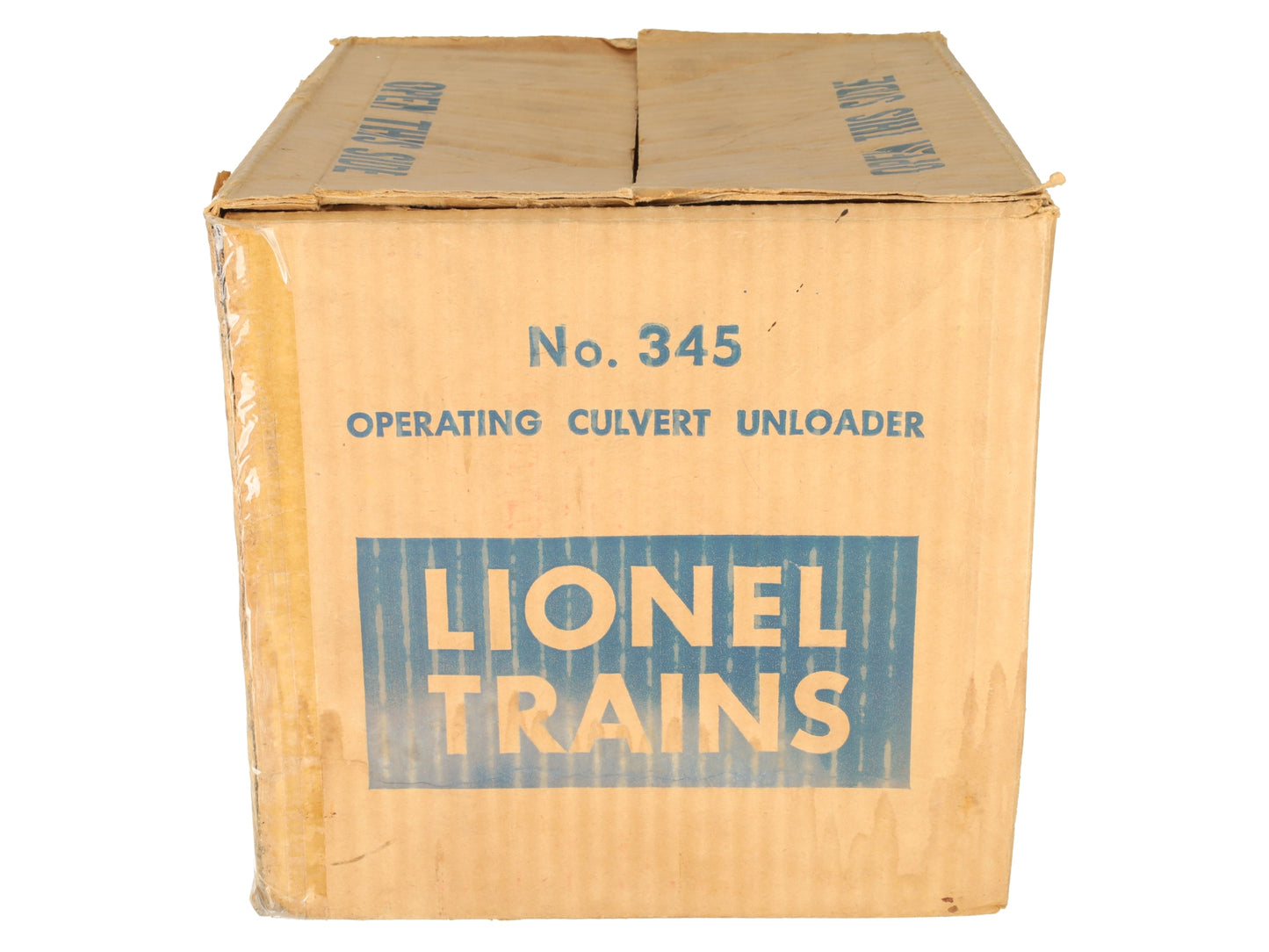 Lionel 345 Vintage O Motorized Culvert Unloader with Car VG/Box