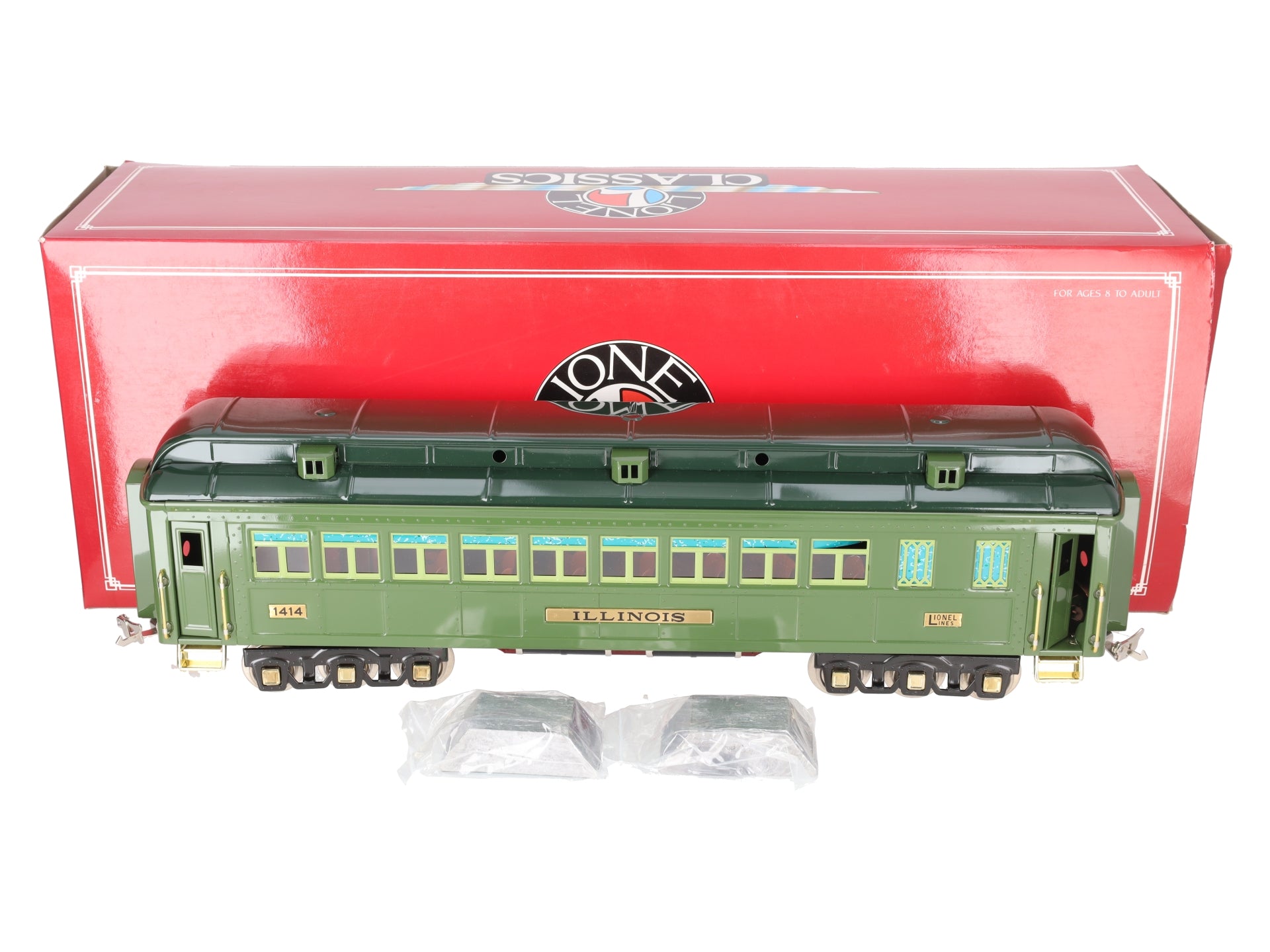 Lionel 6-13407 Standard Gauge Illinois Passenger Car #1414 NIB