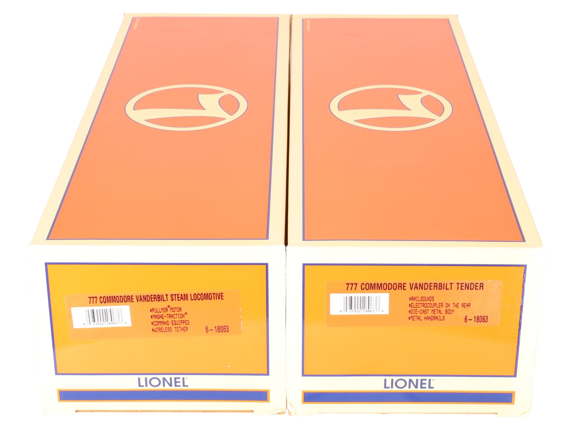 Lionel 6-18063 New York Central Commodore Vanderbilt 4-6-4 Steam & Tender LN/Box
