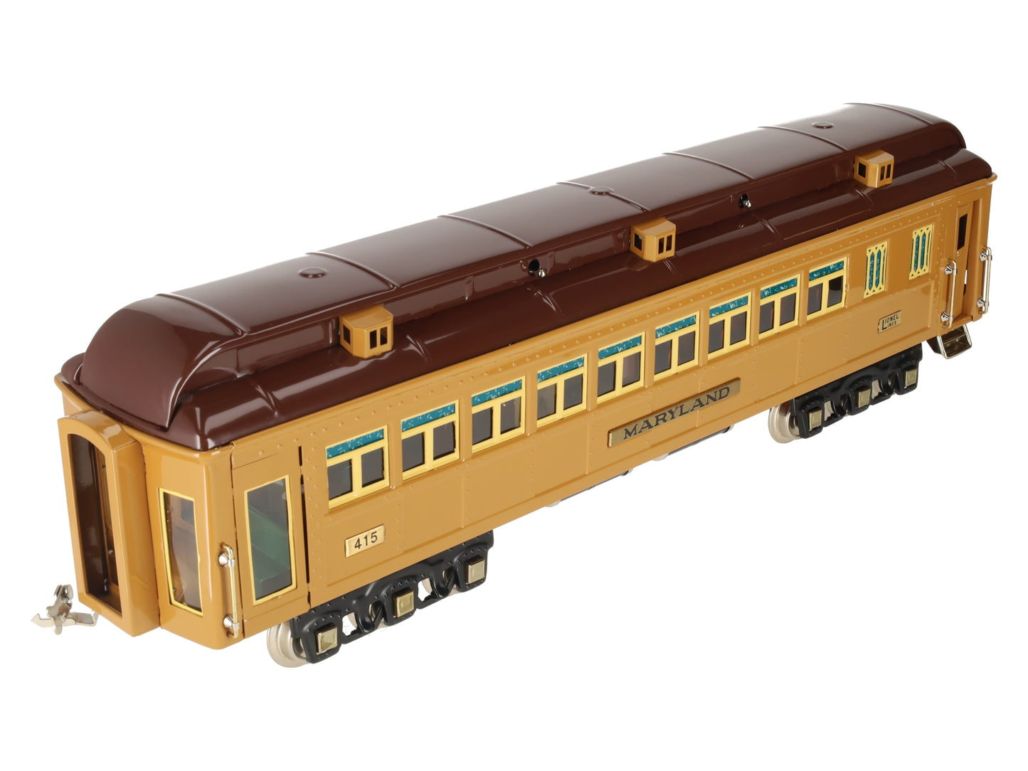 MTH 11-40108 STD Maryland Solarium State Car Two-Tone Brown EX/Box