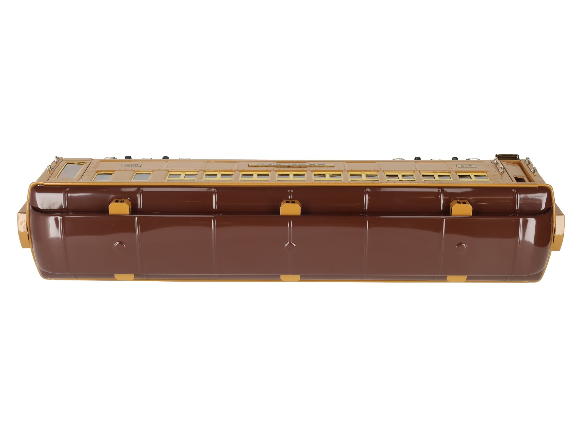 MTH 11-40108 STD Maryland Solarium State Car Two-Tone Brown EX/Box