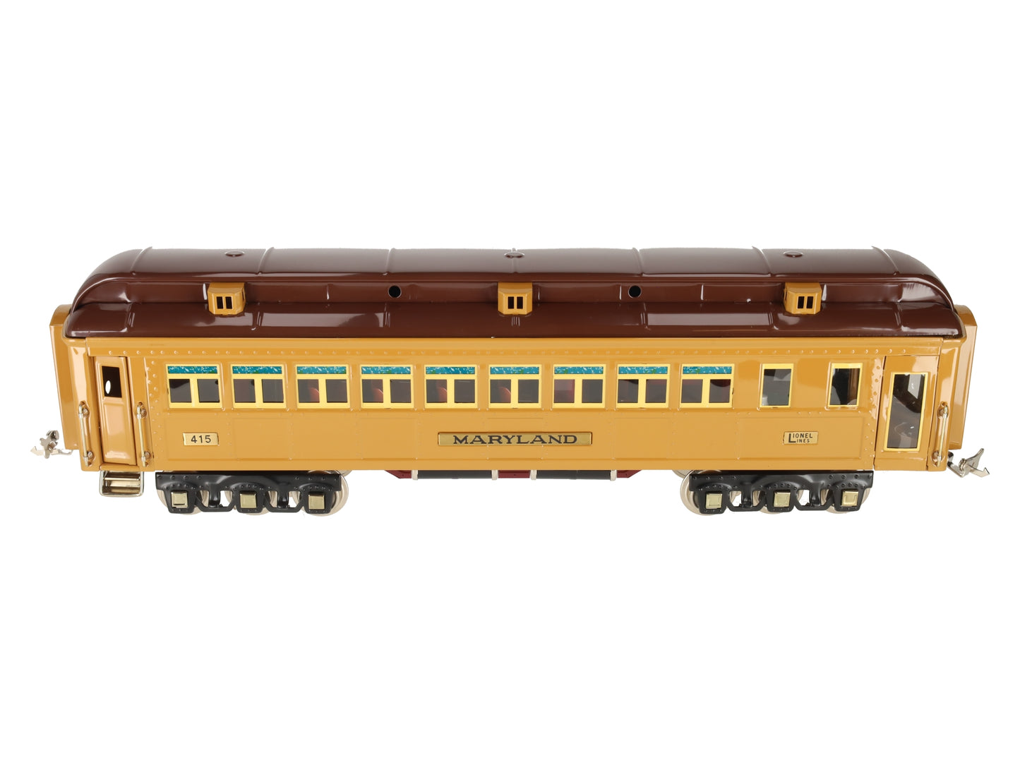 MTH 11-40108 STD Maryland Solarium State Car Two-Tone Brown EX/Box
