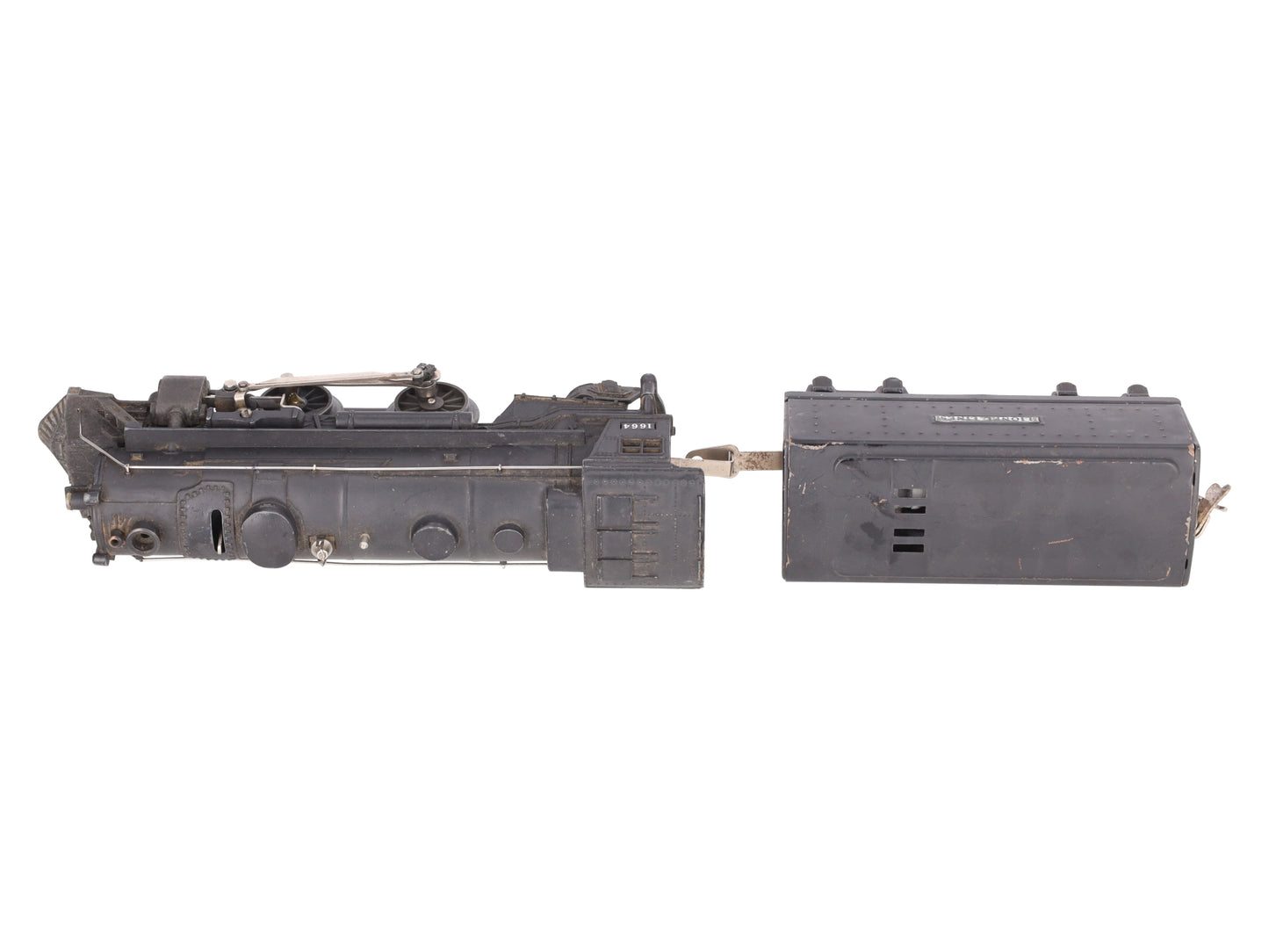Lionel 1664 Vintage O Prewar Steam Locomotive #1664 With Tender #1689W VG