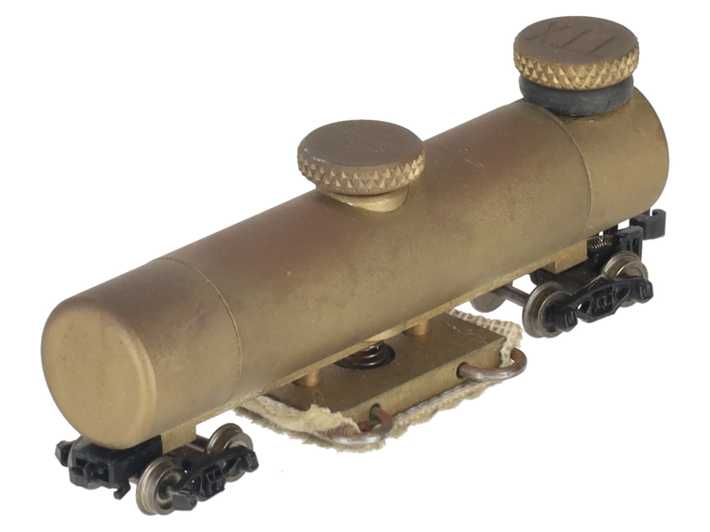 CMX Products N Scale Brass "The Clean Machine" Track Cleaning Car EX/Box