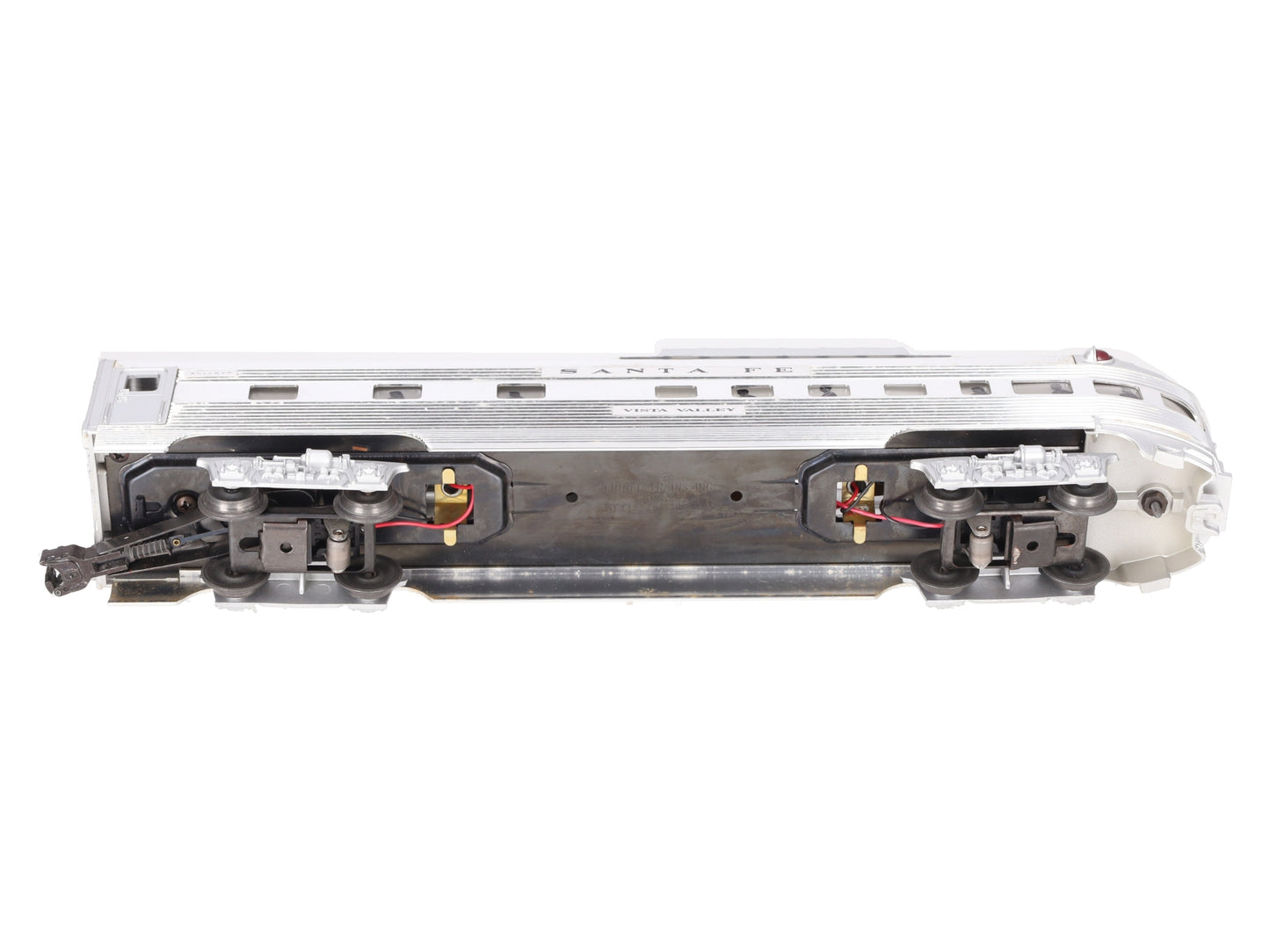Lionel 6-19113 O Gauge Santa Fe "Vista Valley" Aluminum Vista Observation Car EX/Box