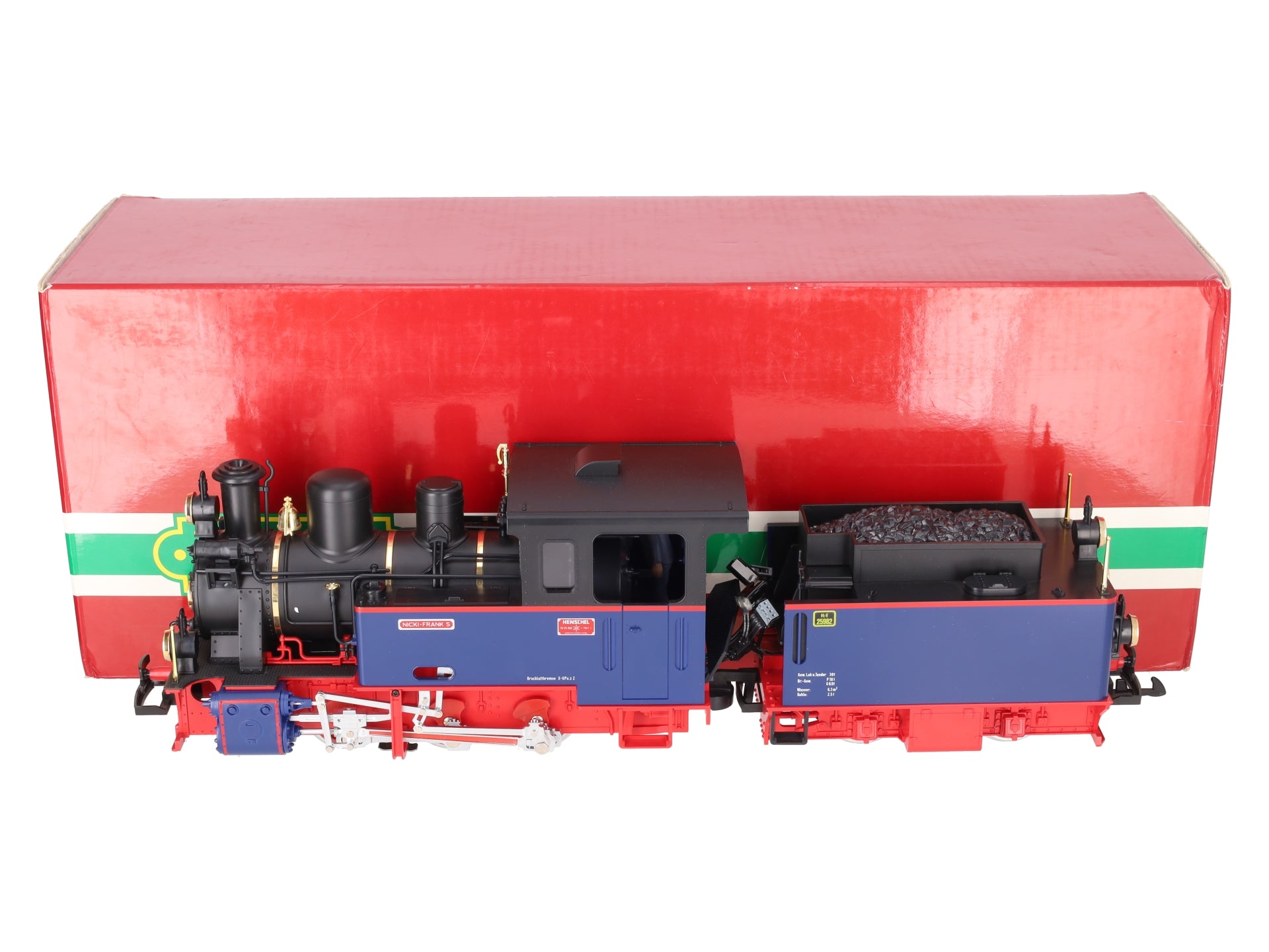 LGB 20261 G Scale Nicki Frank 0-6-0 Steam Loco & Tender EX/Box