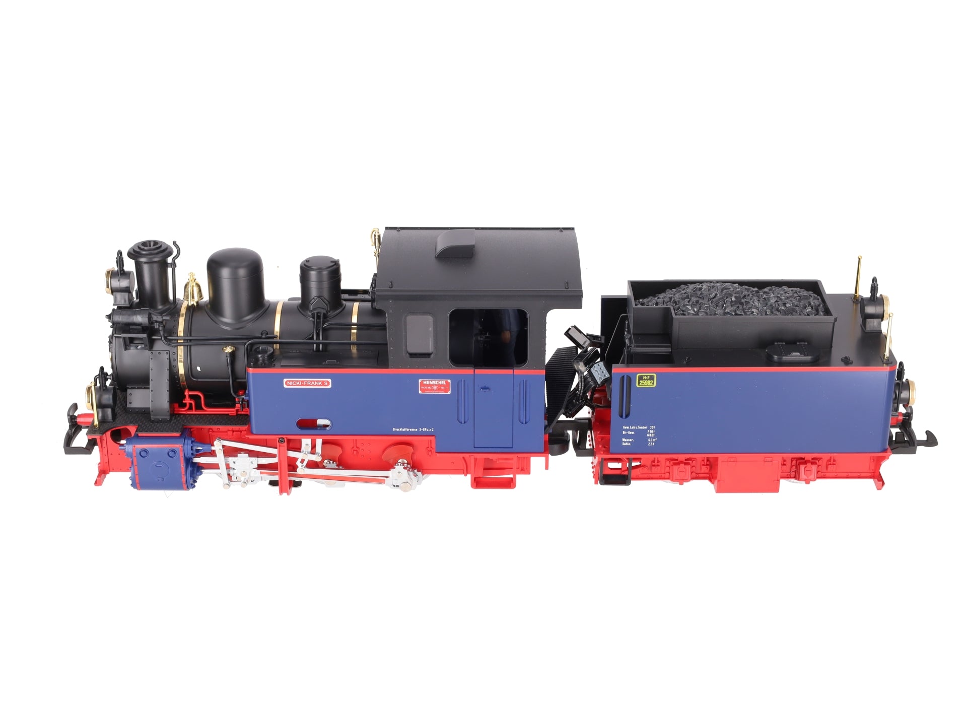 LGB 20261 G Scale Nicki Frank 0-6-0 Steam Loco & Tender EX/Box