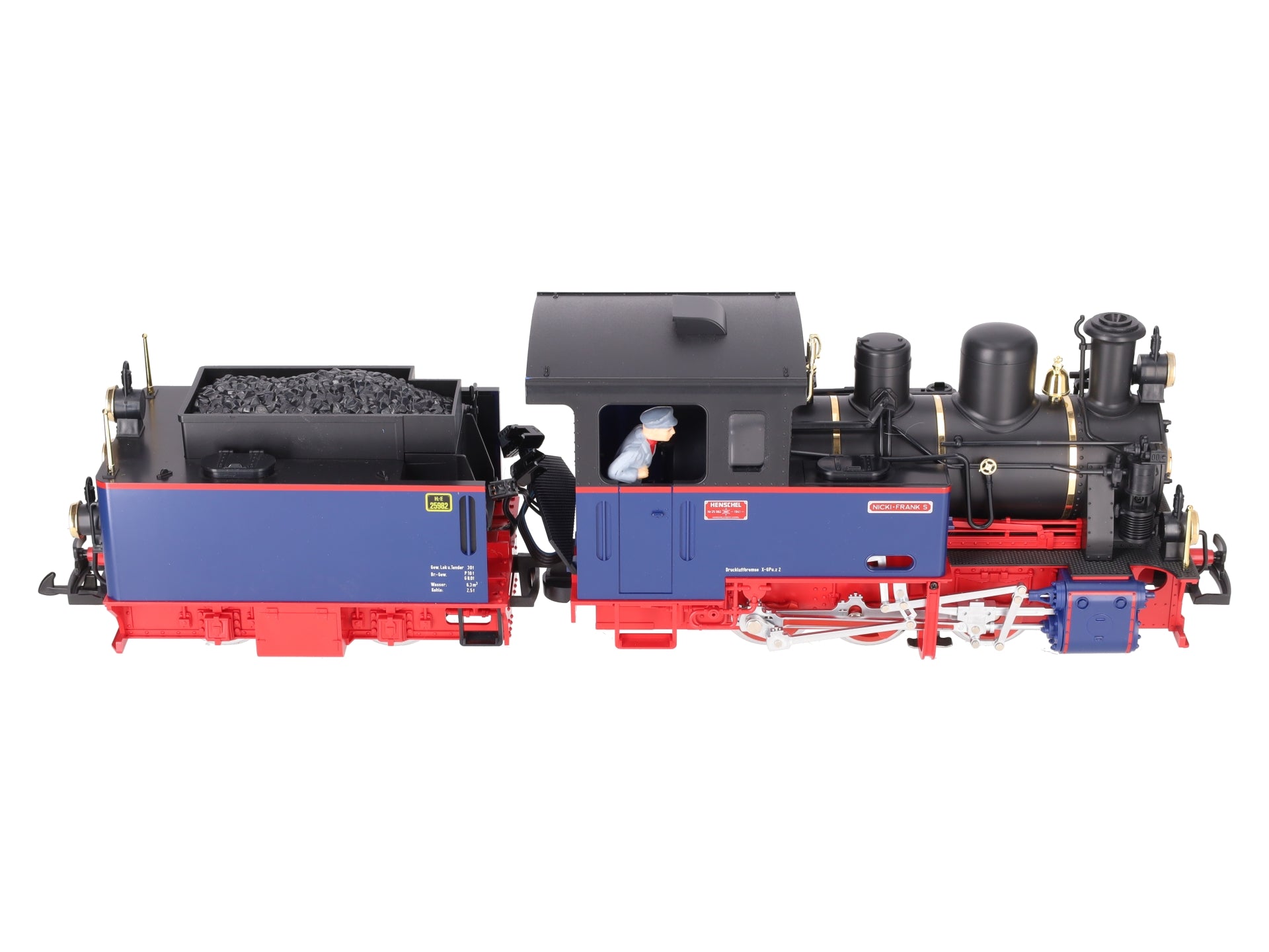 LGB 20261 G Scale Nicki Frank 0-6-0 Steam Loco & Tender EX/Box