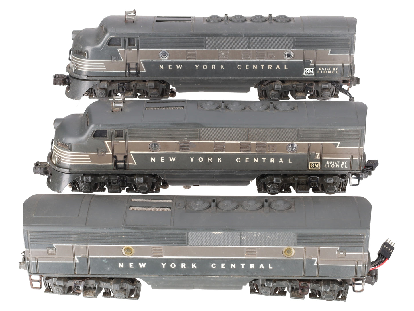 Lionel 2344 Vintage O New York Central F-3 ABA Diesel Locomotive Set VG