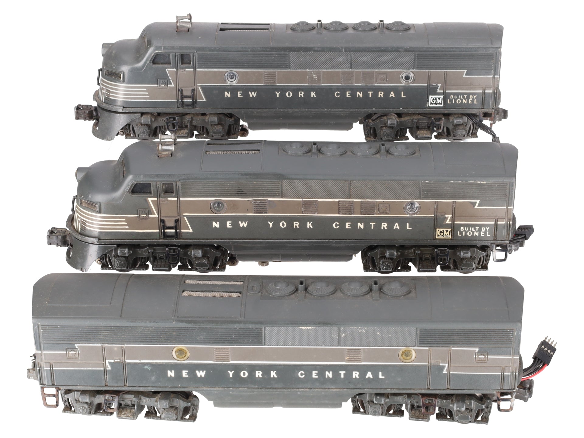 Lionel 2344 Vintage O New York Central F-3 ABA Diesel Locomotive Set VG