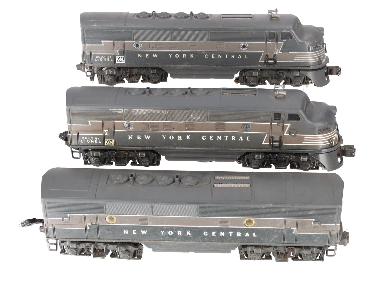 Lionel 2344 Vintage O New York Central F-3 ABA Diesel Locomotive Set VG