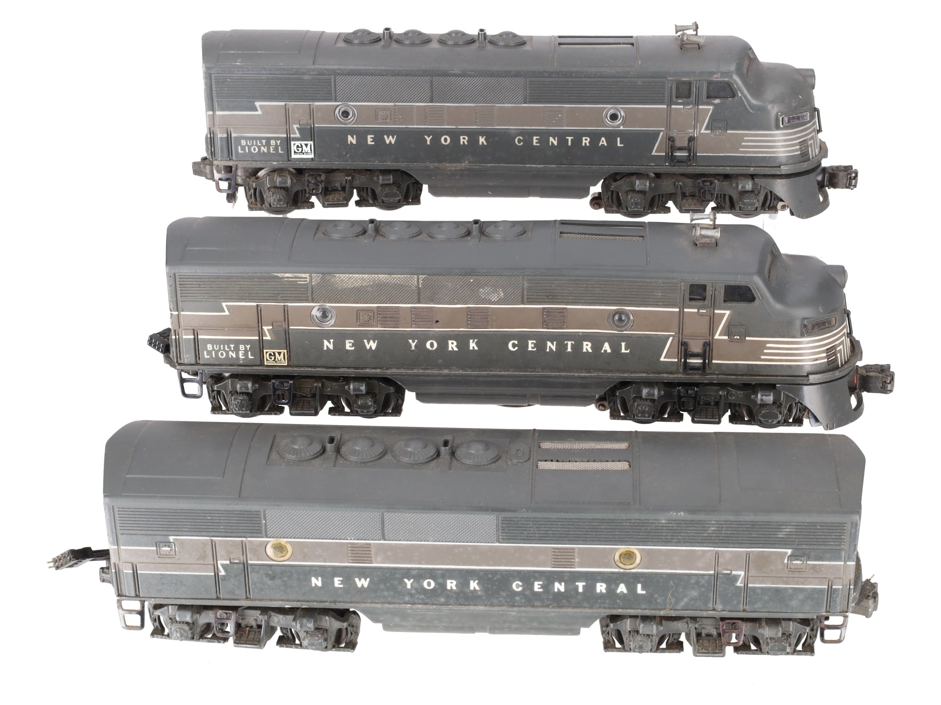 Lionel 2344 Vintage O New York Central F-3 ABA Diesel Locomotive Set VG