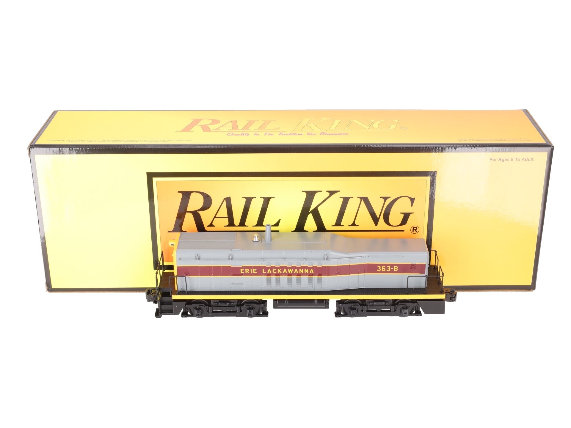 MTH 30-2147-3 Erie Lackawanna SW-8 Calf Diesel Switcher #363-B LN/Box