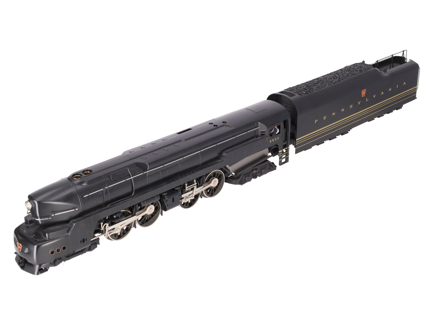 Weaver 5533 Brass PRR T-1 4-4-4-4 Duplex Steam Loco & Tender #5533 (3 Rail) EX/Box