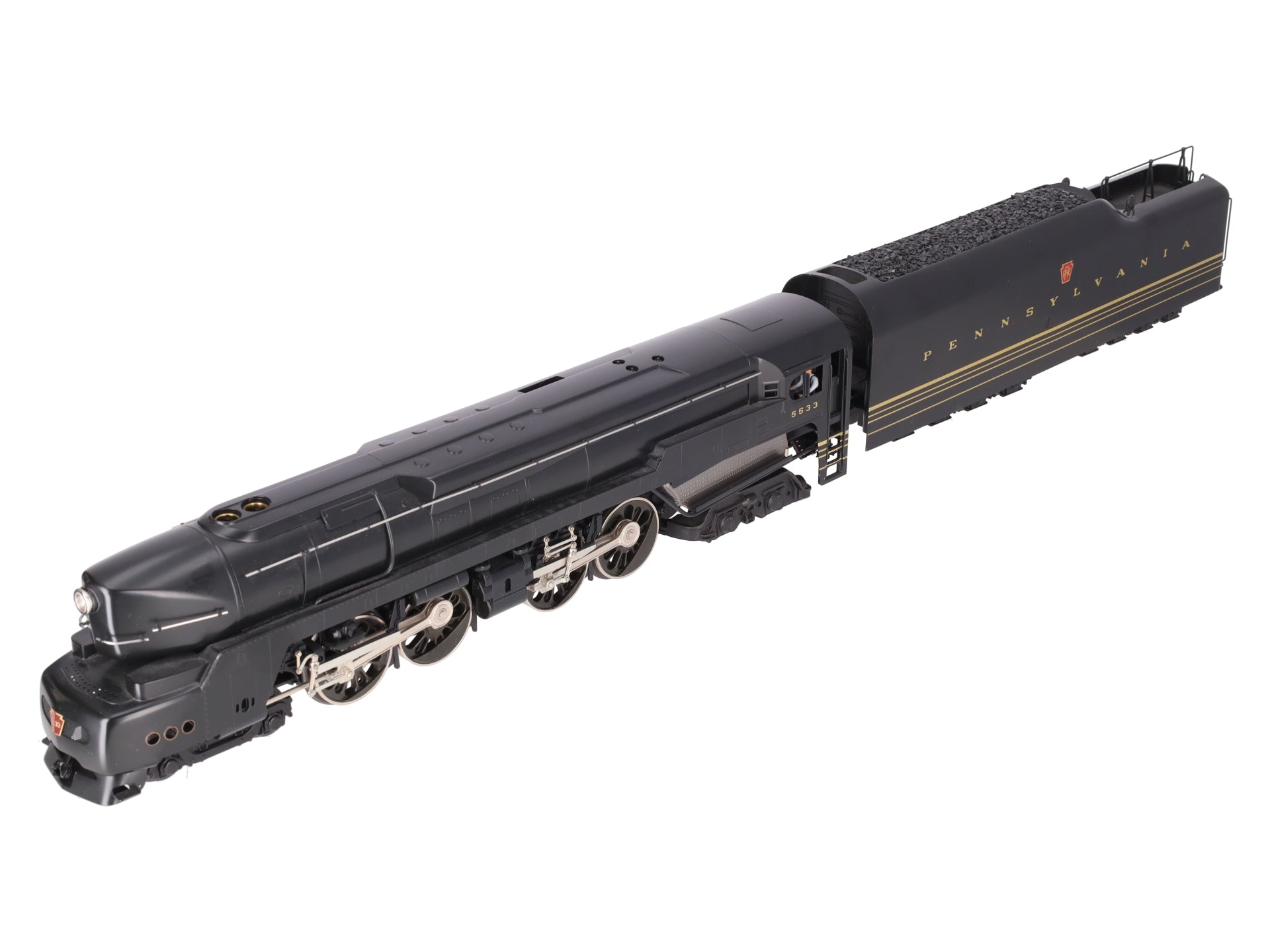 Weaver 5533 Brass PRR T-1 4-4-4-4 Duplex Steam Loco & Tender #5533 (3 Rail) EX/Box