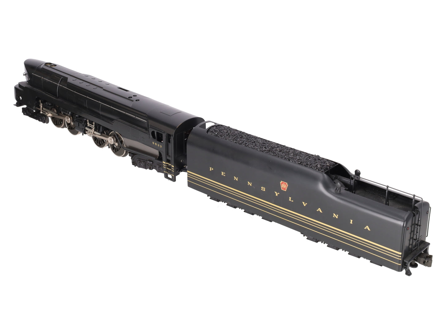 Weaver 5533 Brass PRR T-1 4-4-4-4 Duplex Steam Loco & Tender #5533 (3 Rail) EX/Box