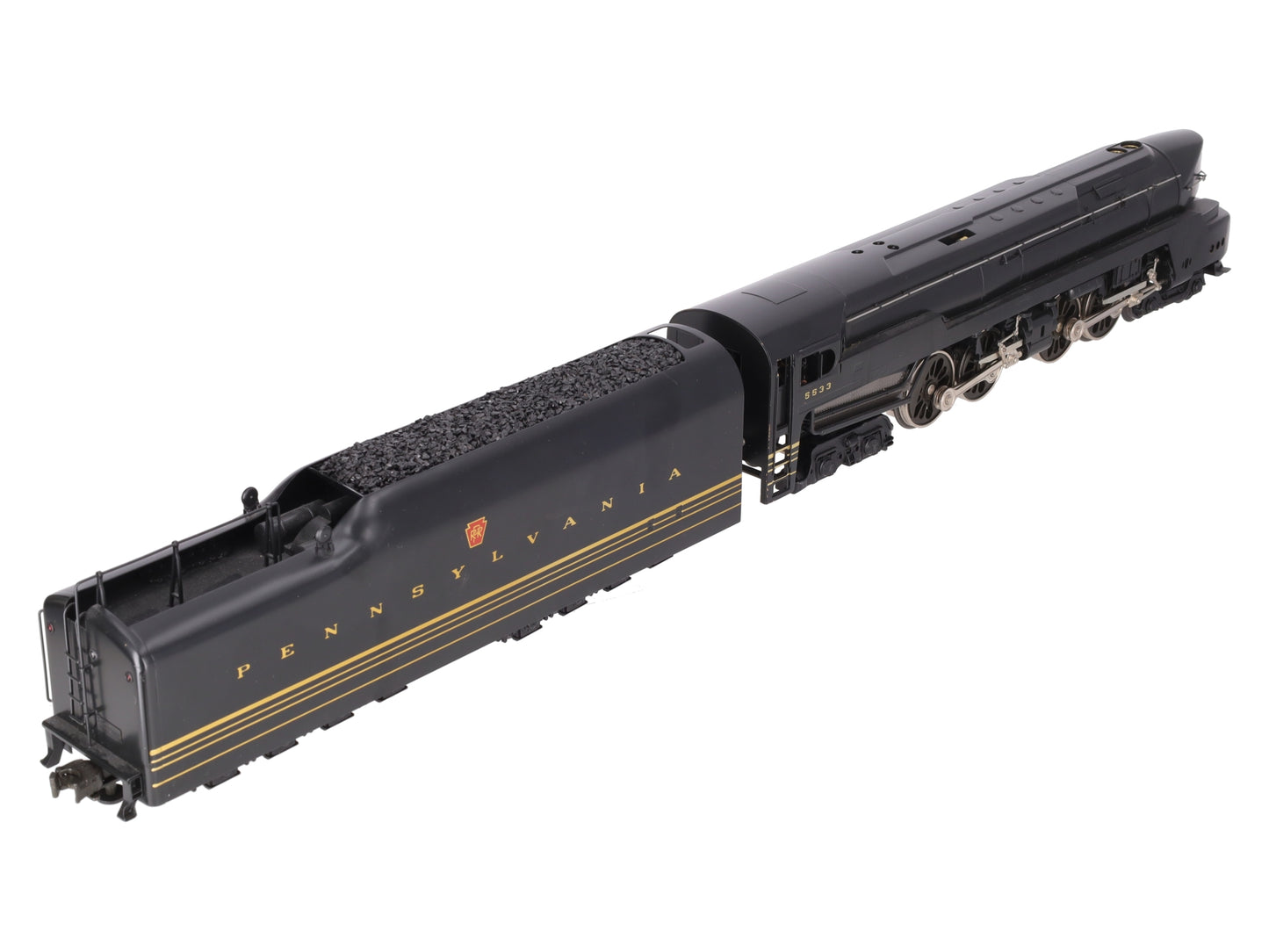 Weaver 5533 Brass PRR T-1 4-4-4-4 Duplex Steam Loco & Tender #5533 (3 Rail) EX/Box
