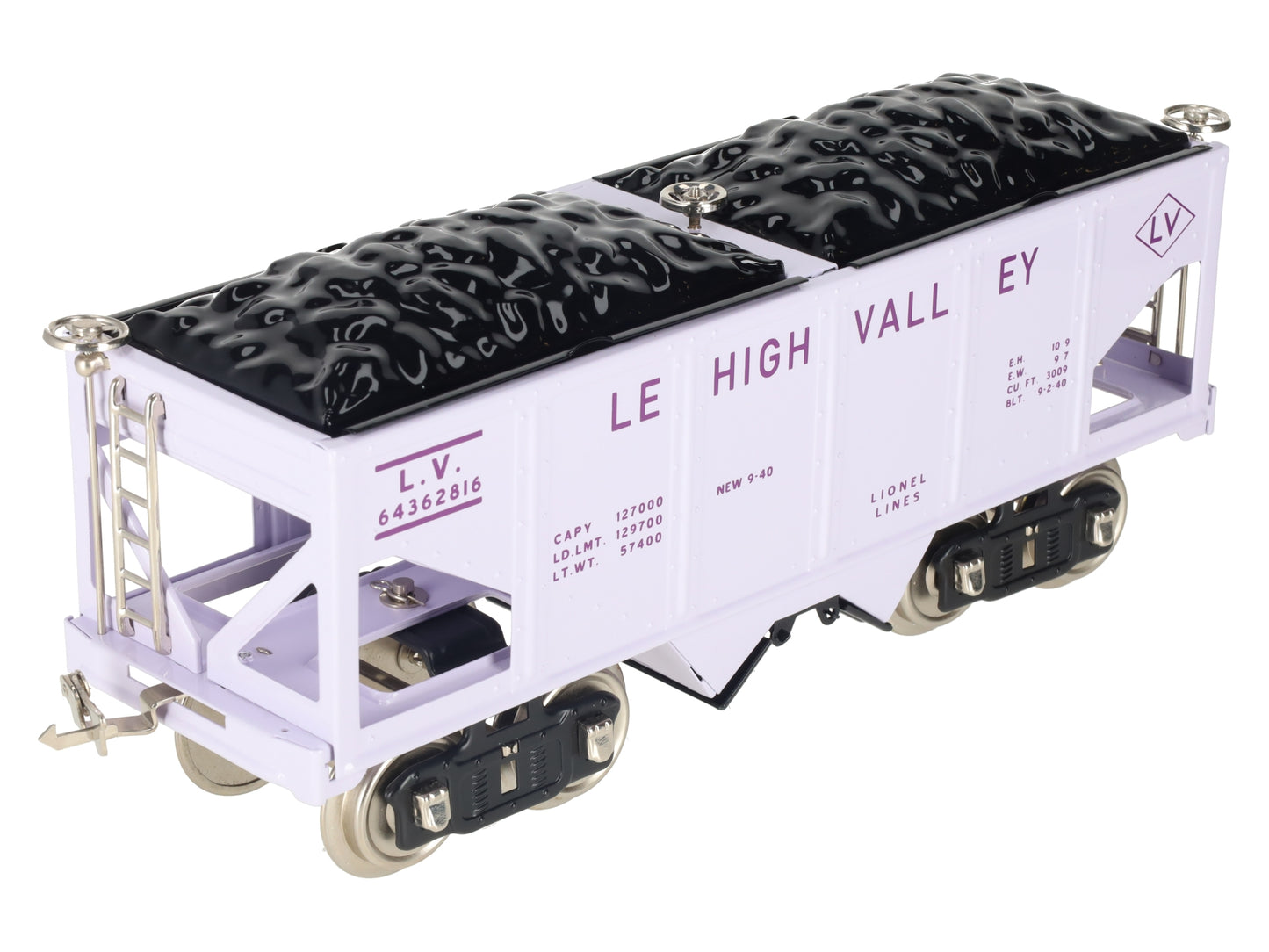 Lionel 11-30158 STD Gauge Lehigh Valley Hopper LN/Box