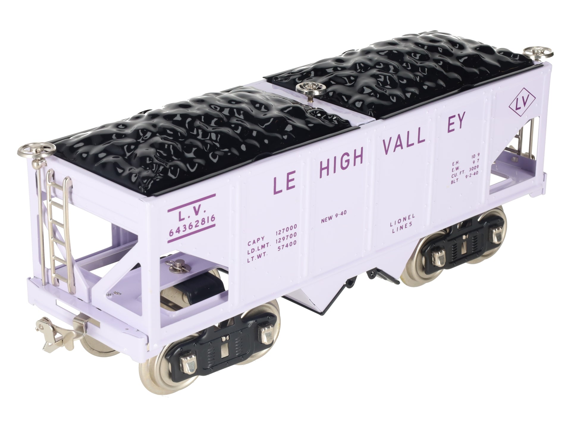 Lionel 11-30158 STD Gauge Lehigh Valley Hopper LN/Box