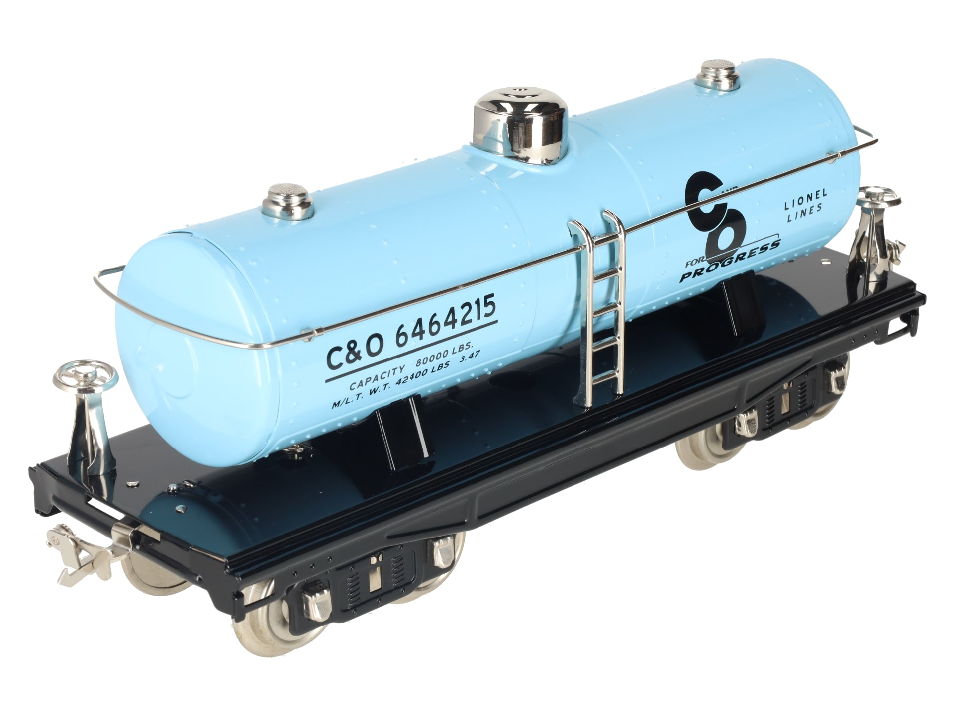 MTH 11-30155 STD Gauge Chesapeake & Ohio Tank Car LN/Box