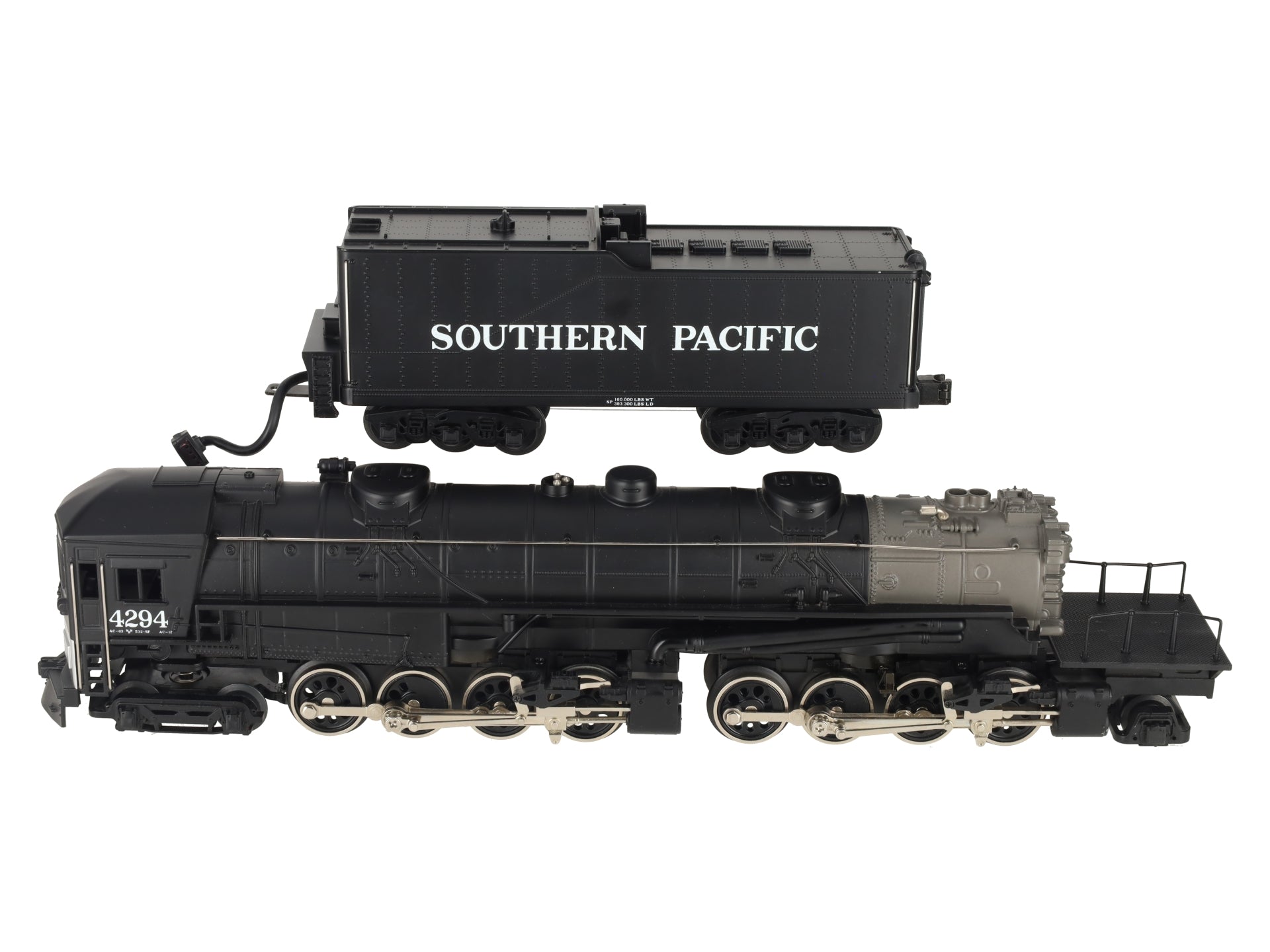 MTH 30-1144-1 O Gauge SP 4-8-8-2 Cab Forward Steam Locomotive & Tender w/PS1 LN/Box
