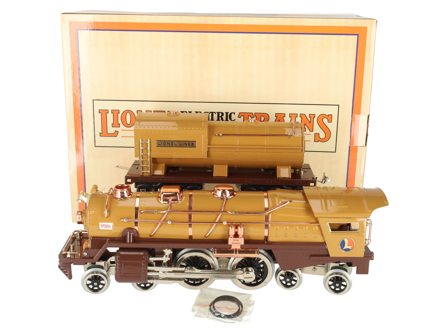 MTH 11-1034-1 Standard Gauge Lionel Two-Tone Brown 400E Steam Engine PS3 LN/Box