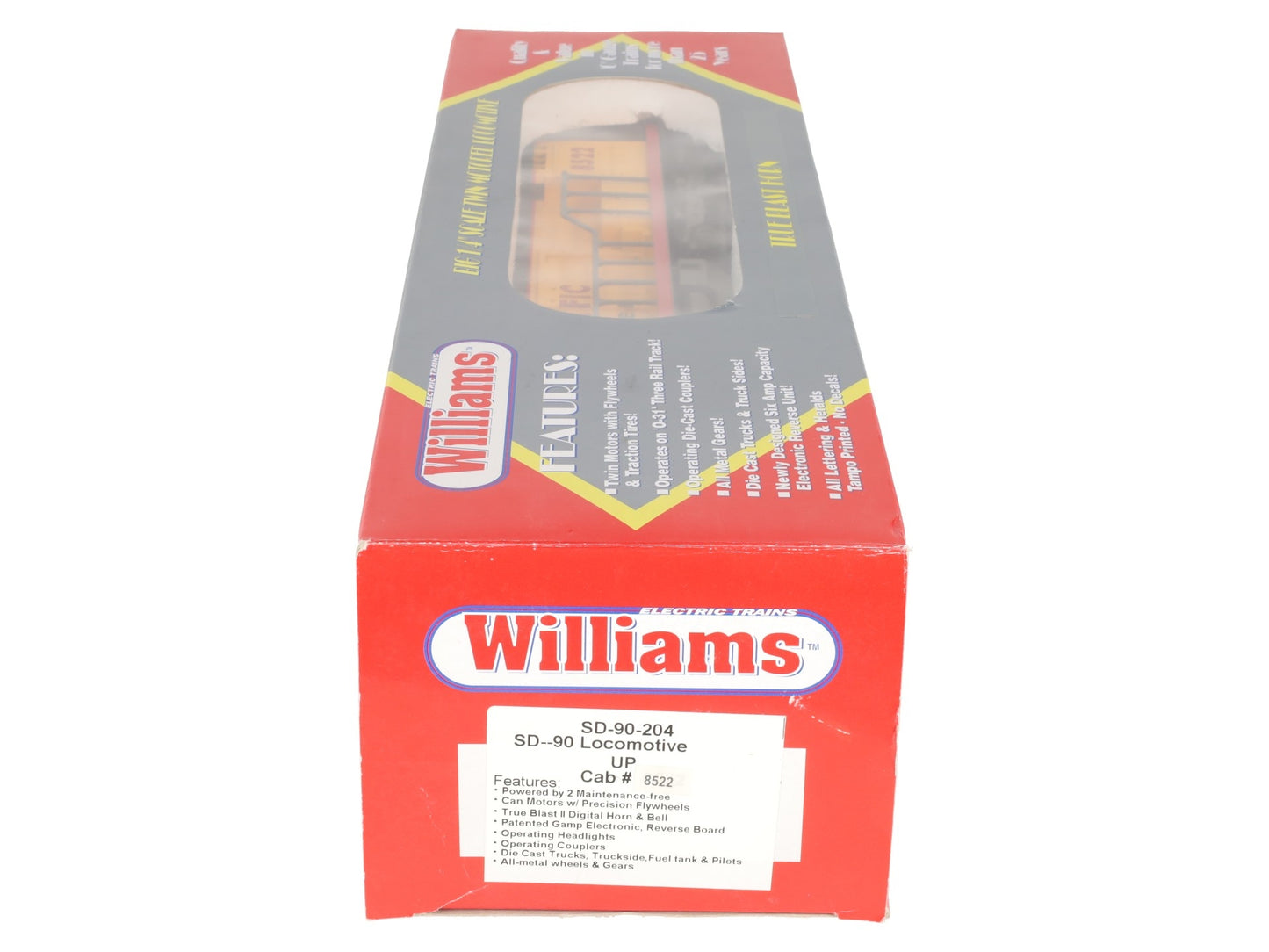 Williams O Gauge SD90-204 Union Pacific SD90 Diesel Locomotive #8522 EX/Box