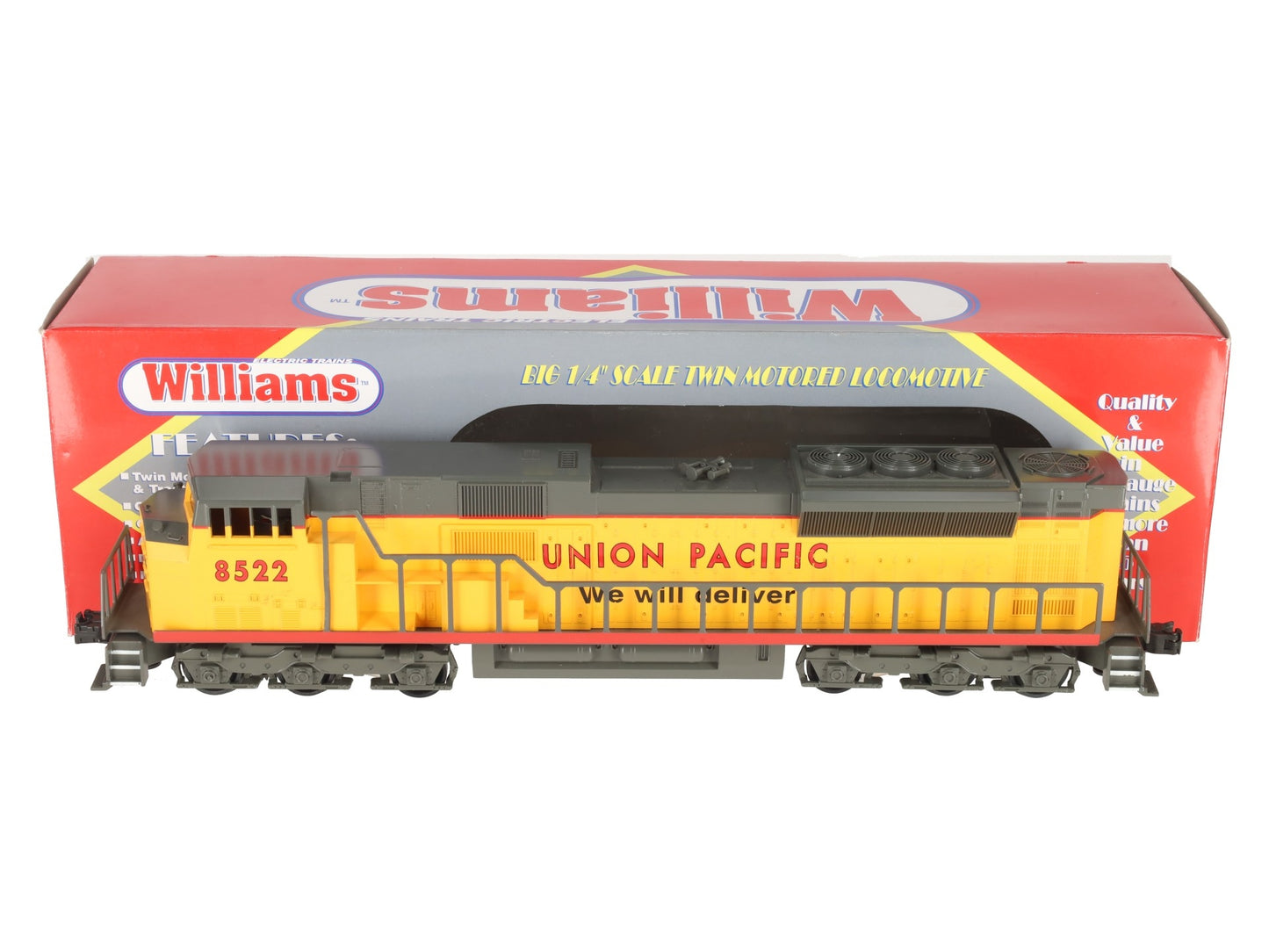 Williams O Gauge SD90-204 Union Pacific SD90 Diesel Locomotive #8522 EX/Box