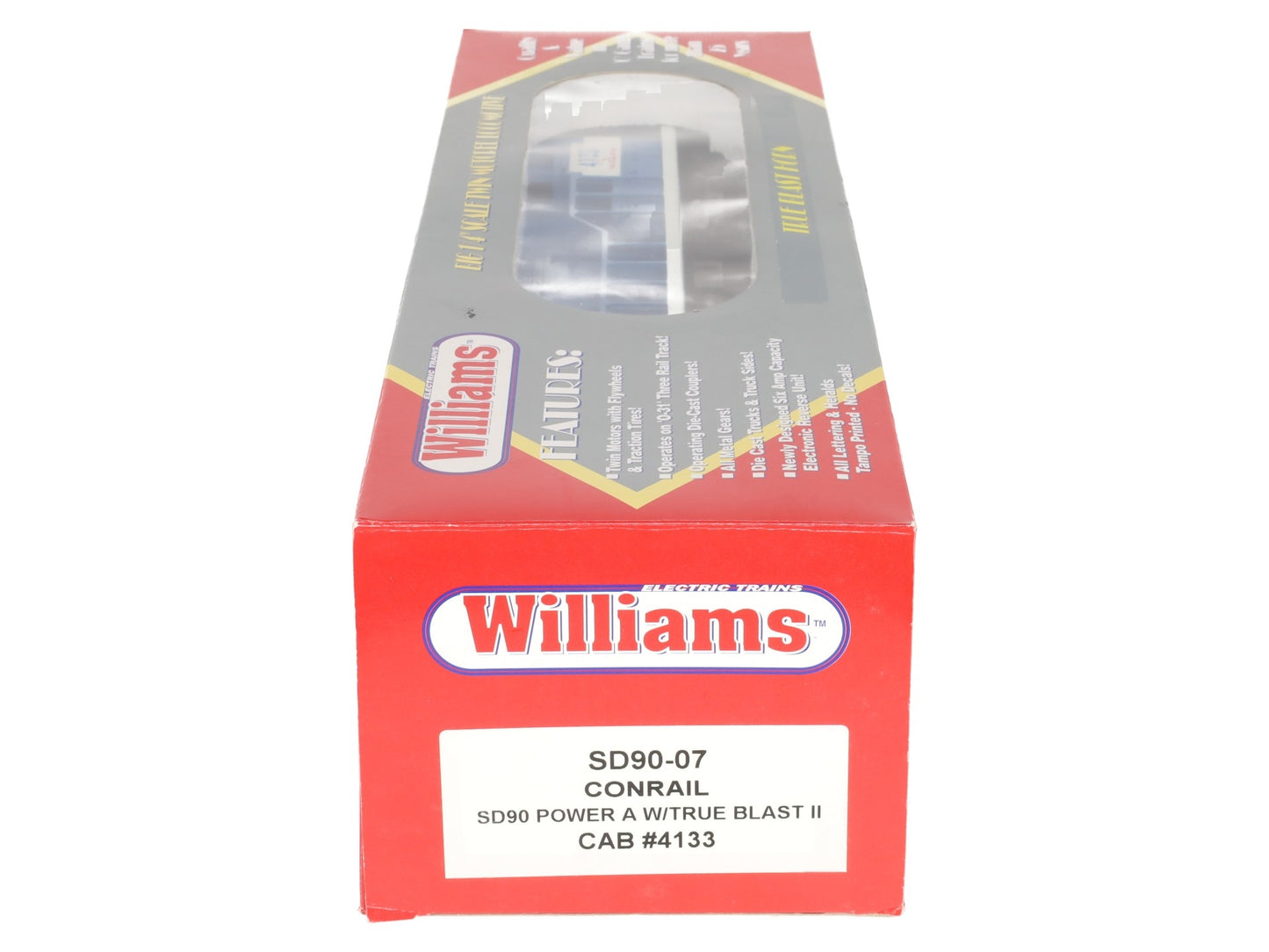 Williams SD90-07 O Conrail SD90 Power A Diesel Locomotive #4133 w/ True Blast II EX/Box