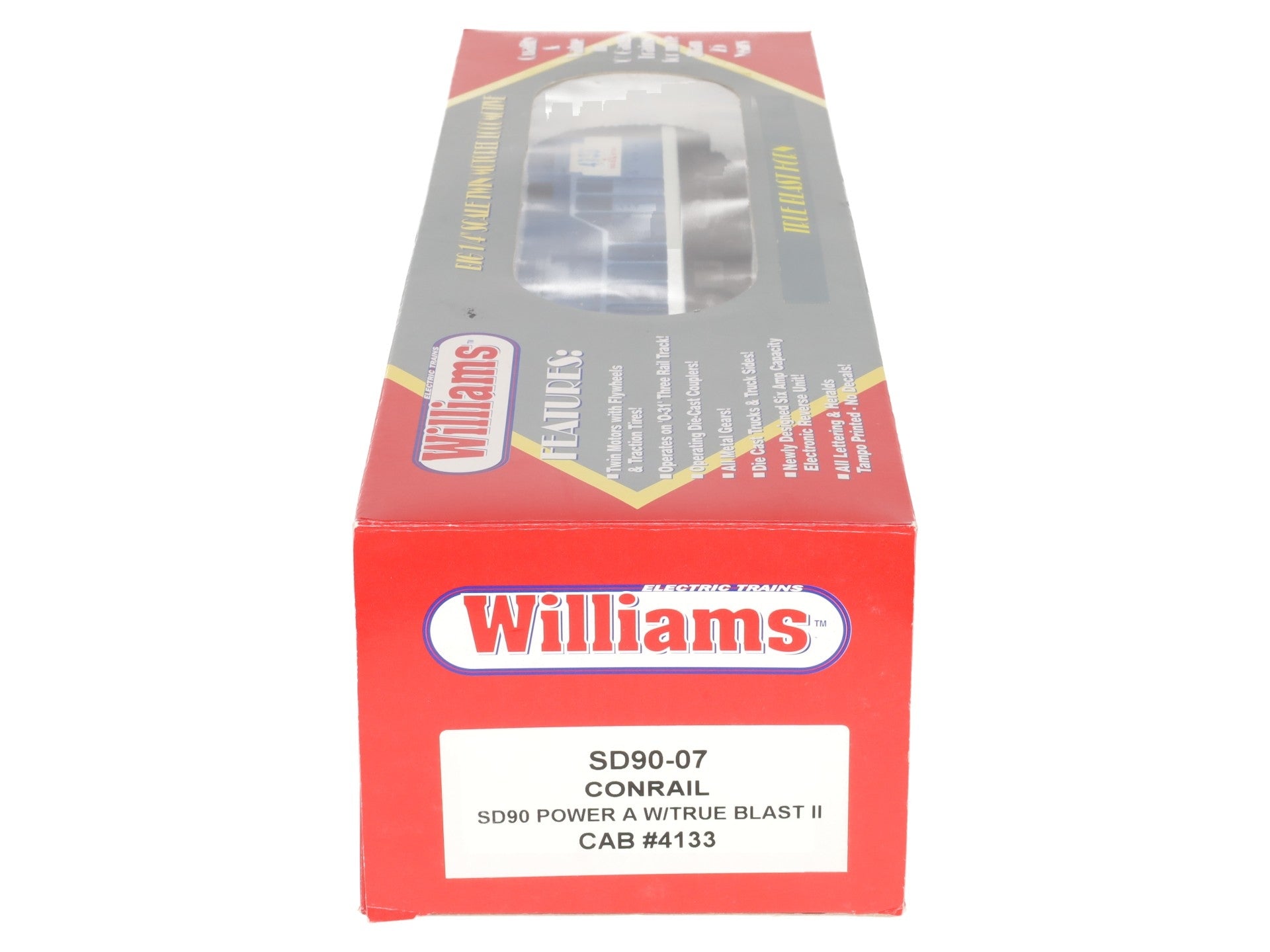 Williams SD90-07 O Conrail SD90 Power A Diesel Locomotive #4133 w/ True Blast II EX/Box