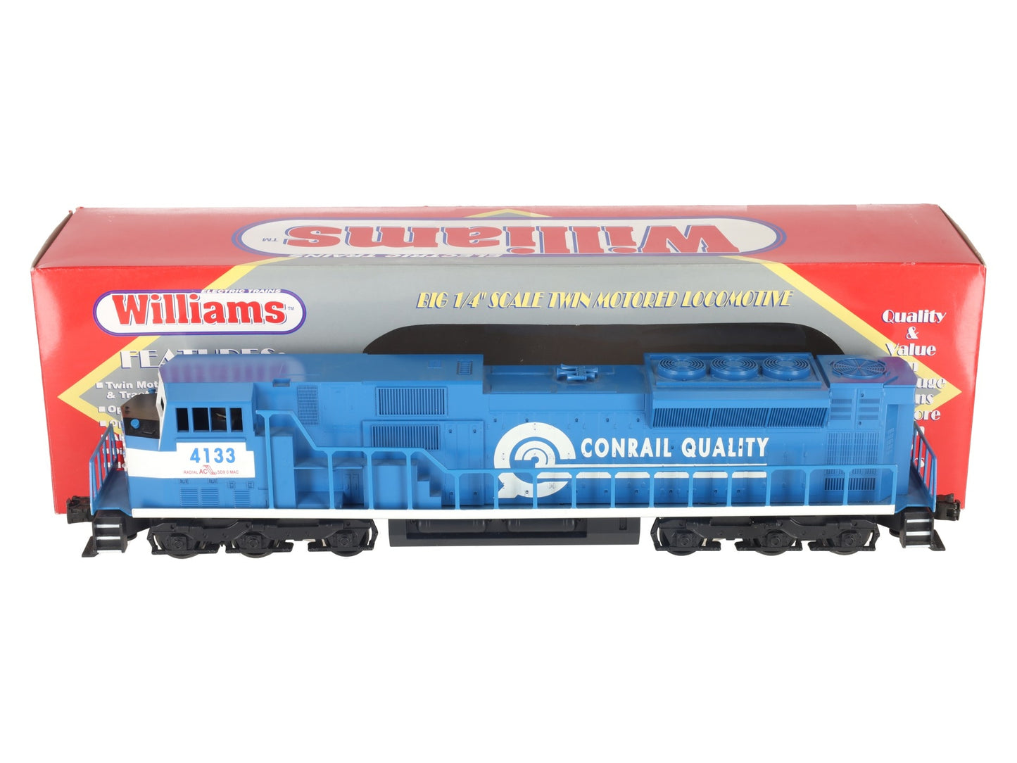 Williams SD90-07 O Conrail SD90 Power A Diesel Locomotive #4133 w/ True Blast II EX/Box