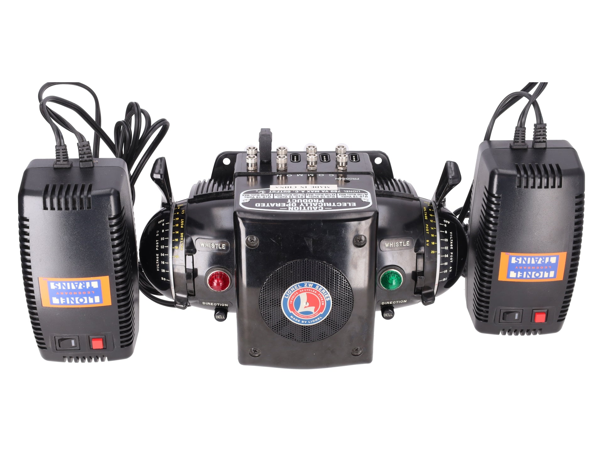 Lionel 6-32930 ZW Multi-Watt Transformer with Two 180 Watt Transformers EX/Box