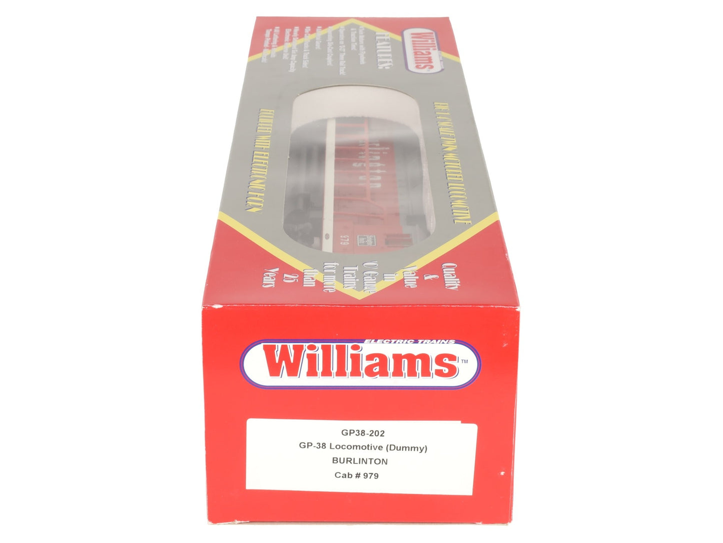 Williams GP38-202D O GP-38 Burlington Dummy Locomotive #980 EX/Box