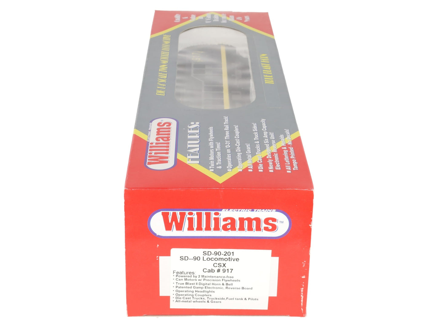 Williams SD90-201 O Gauge CSX SD-90 Diesel Locomotive #917 EX/Box