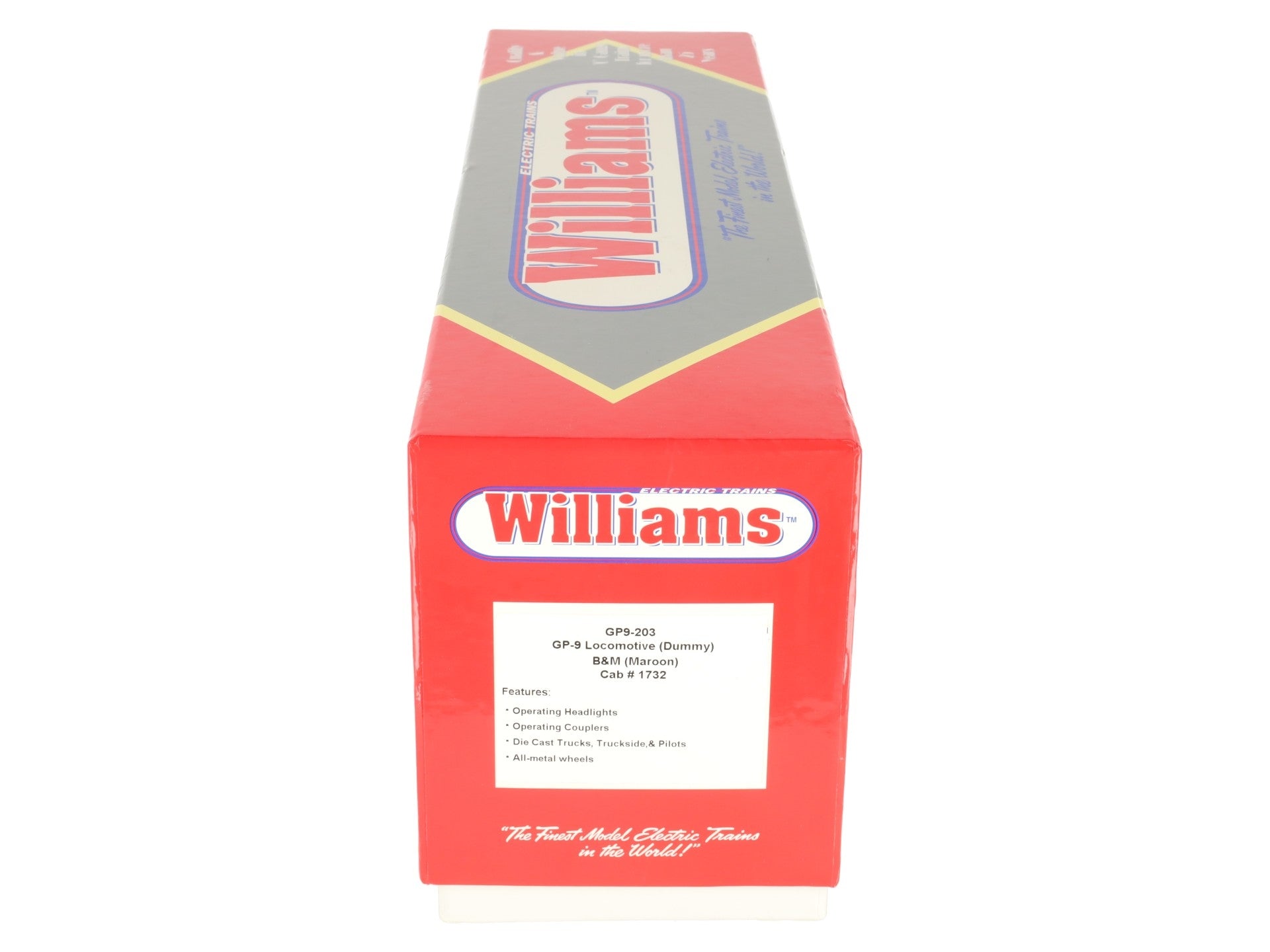 Williams GP9-203 O B&M GP-9 Dummy Diesel Locomotive #1732 EX/Box
