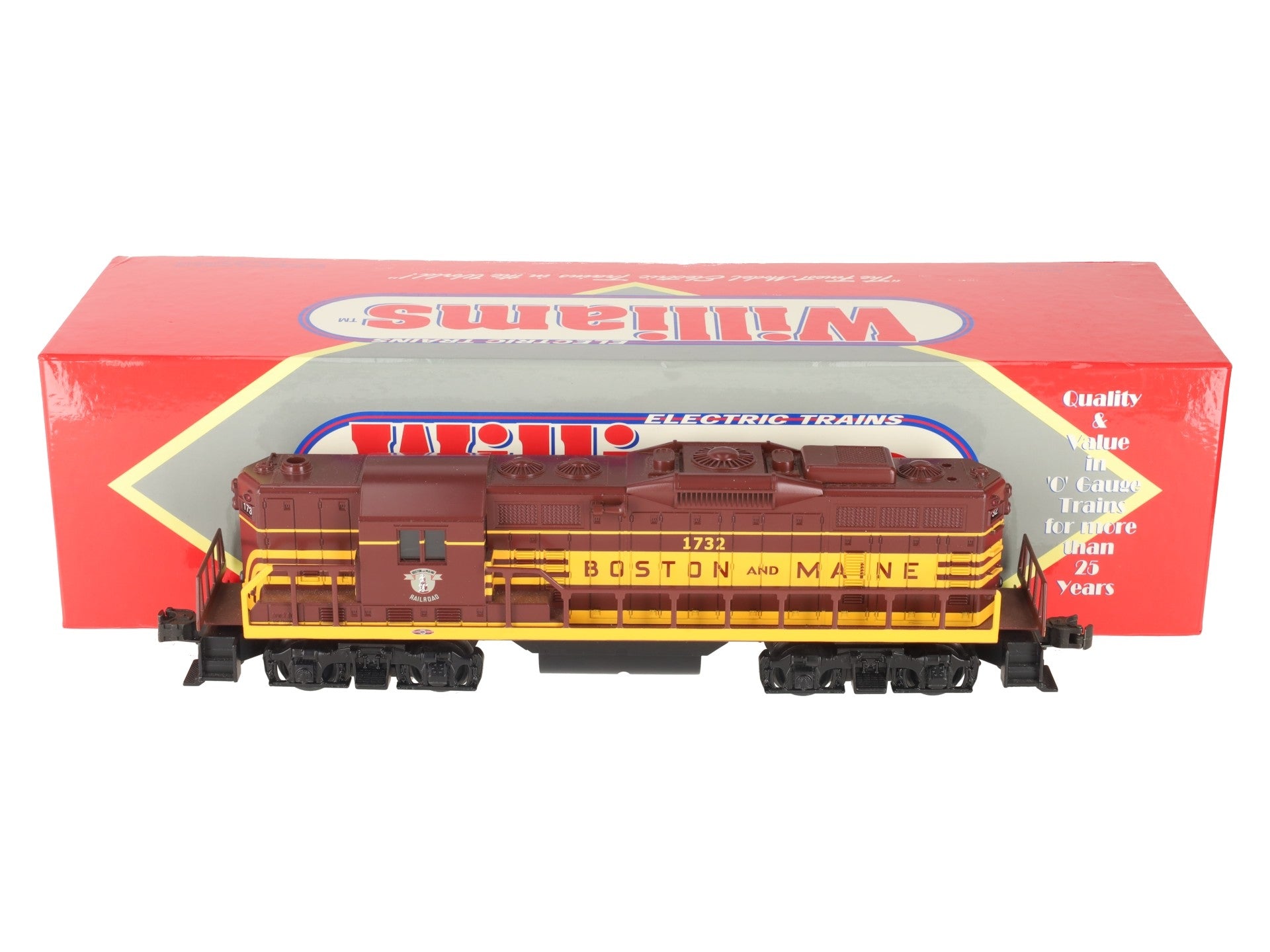 Williams GP9-203 O B&M GP-9 Dummy Diesel Locomotive #1732 EX/Box