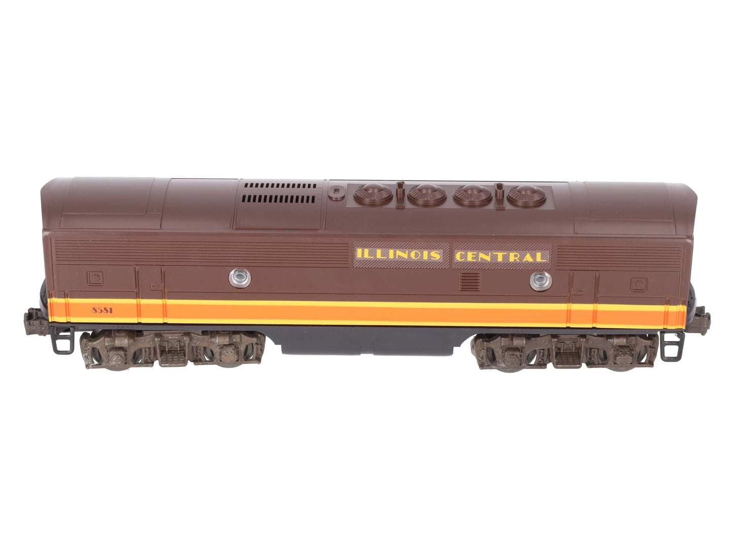 Lionel 6-8581 O Gauge Illinois Central F3 Dummy B Unit Diesel Locomotive EX/Box