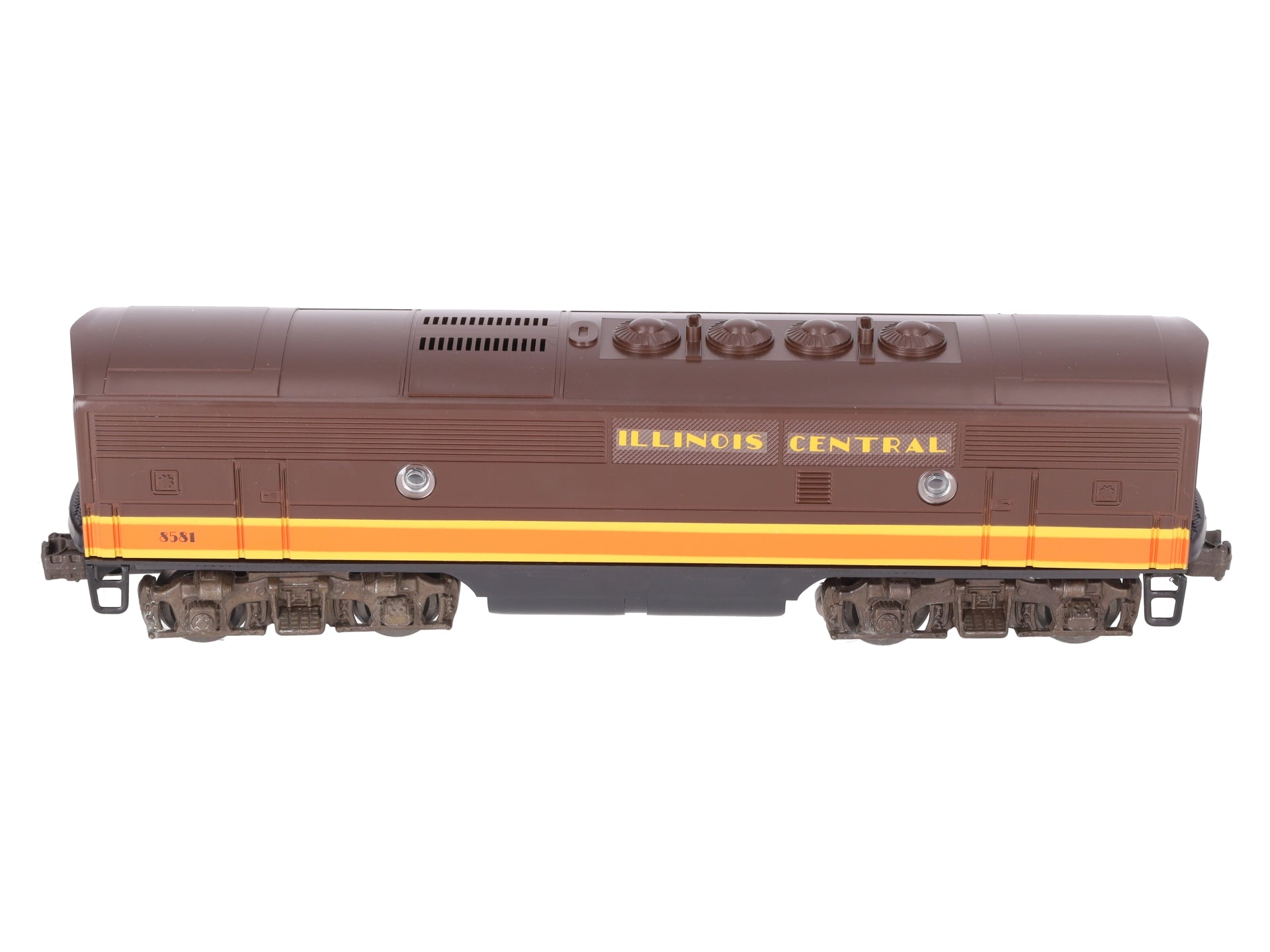 Lionel 6-8581 O Gauge Illinois Central F3 Dummy B Unit Diesel Locomotive EX/Box