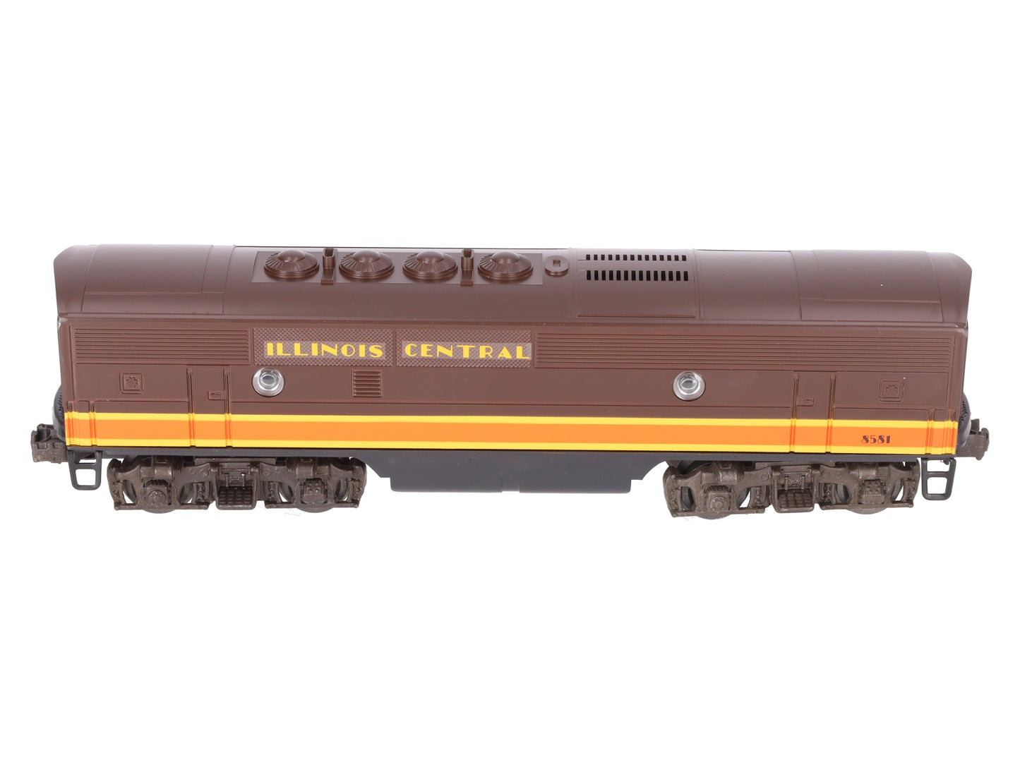 Lionel 6-8581 O Gauge Illinois Central F3 Dummy B Unit Diesel Locomotive EX/Box