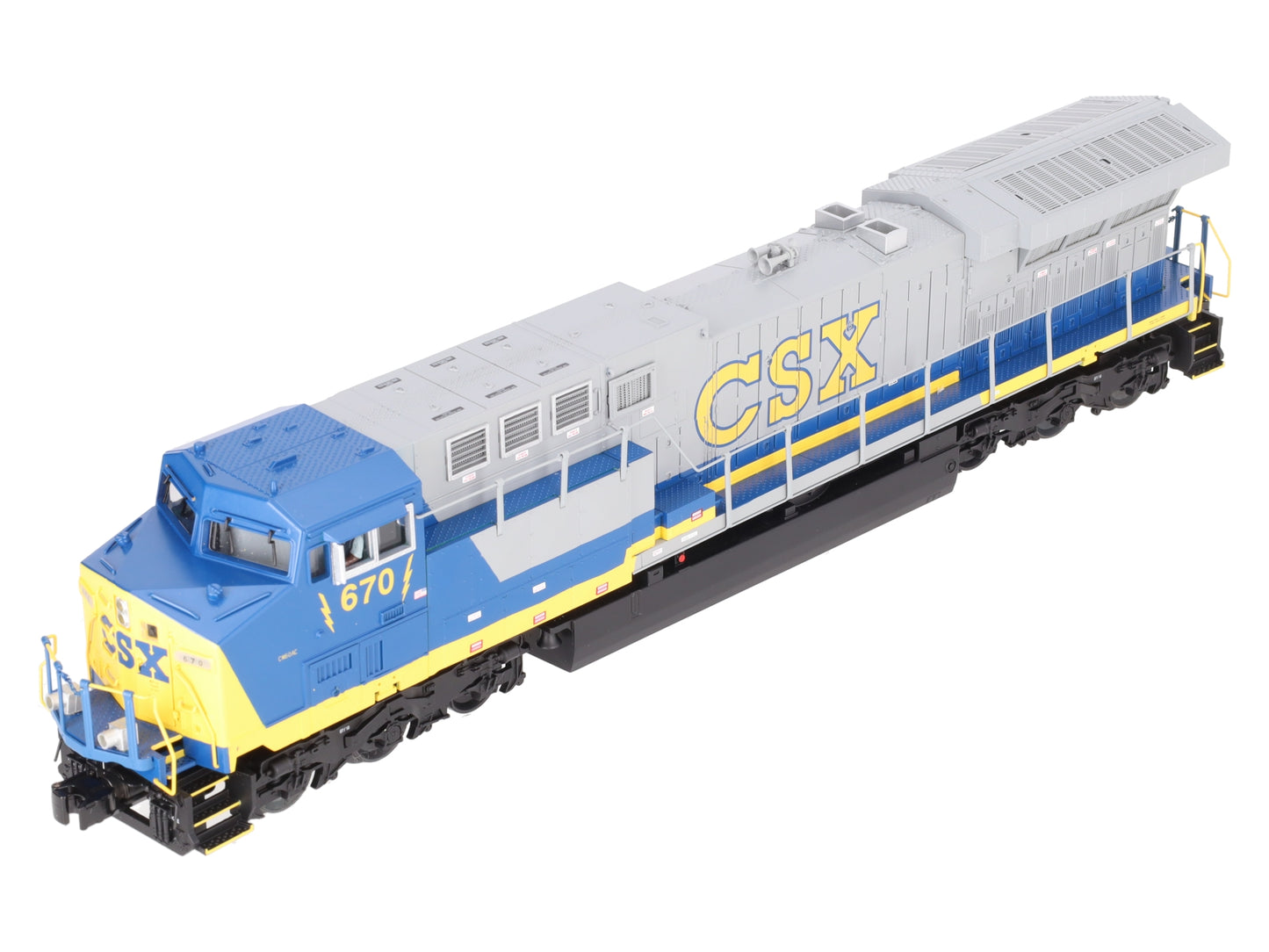 MTH 20-2266-1 O CSX AC6000 Diesel Engine w/ ProtoSound 2.0 #670 EX/Box