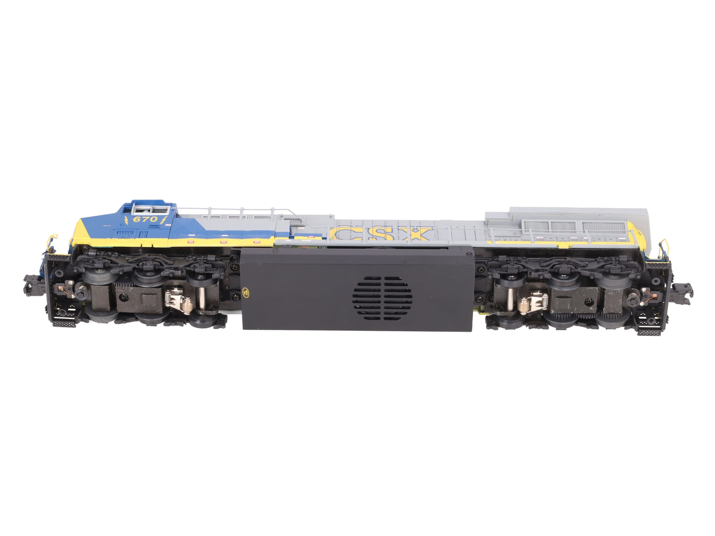 MTH 20-2266-1 O CSX AC6000 Diesel Engine w/ ProtoSound 2.0 #670 EX/Box