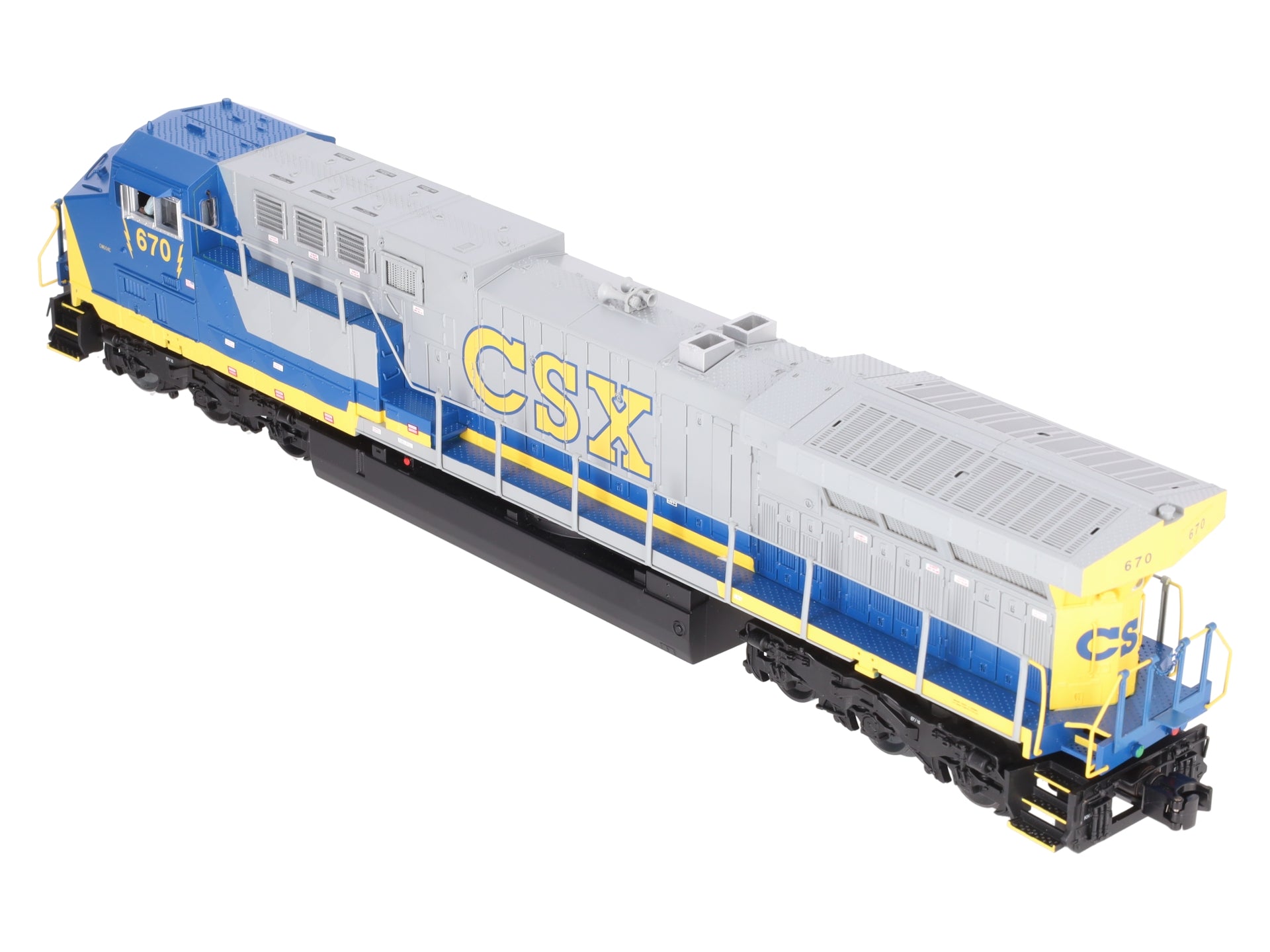 MTH 20-2266-1 O CSX AC6000 Diesel Engine w/ ProtoSound 2.0 #670 EX/Box